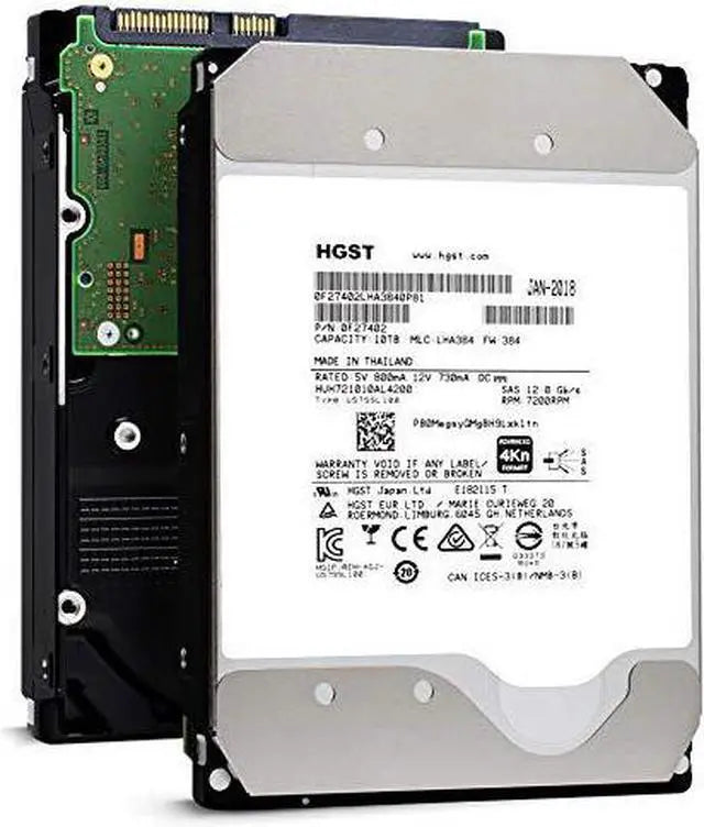 hgst 0f27402 10tb ultra 4kn ise he10 sas 7200 rpm 256mb 3.5in 26.1mm