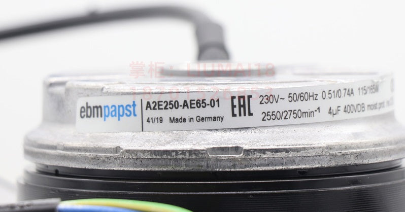A2E250-AE65-01 Ebmpapst Axial Fan