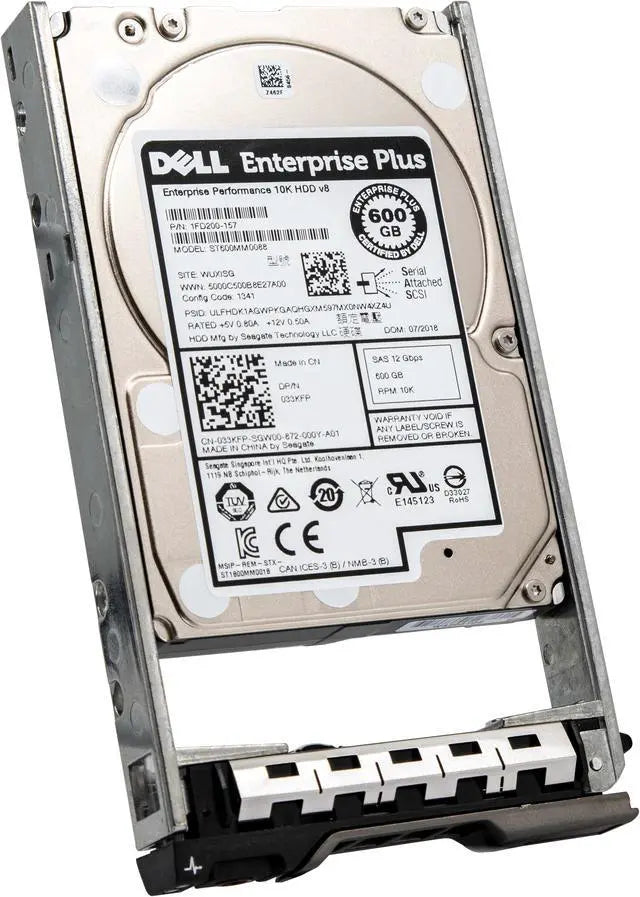 Alt view image 4 of 4 - Dell 600GB 10K RPM SAS 12Gbps 512n 2.5" 13G Hot-plug Hard Drive