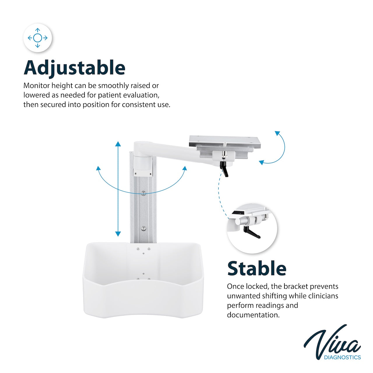 Wall Mount Bracket for Omni Spot Monitor