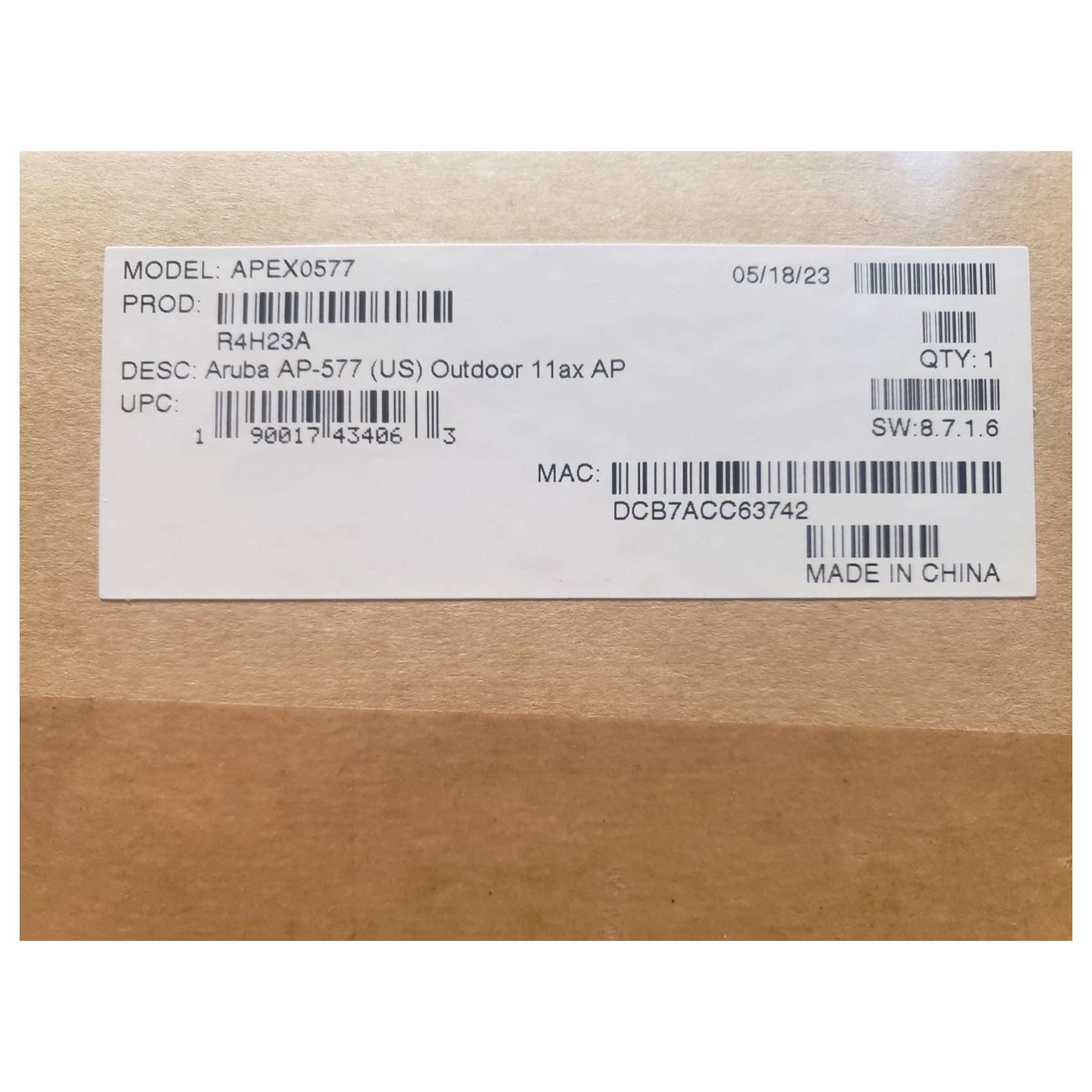 HPE Aruba AP-577 APEX0577 Wi-Fi 6 802.11ax Dual Radio Directional Outdoor Access Point w/Outdoor Mounting Kit (AP-270-MNT-H3)