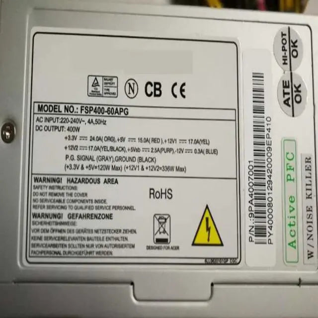 PSU for FSP 400W Power Supply FSP400-60APG FSP400-60GHN(85 FSP350-60PN(PF