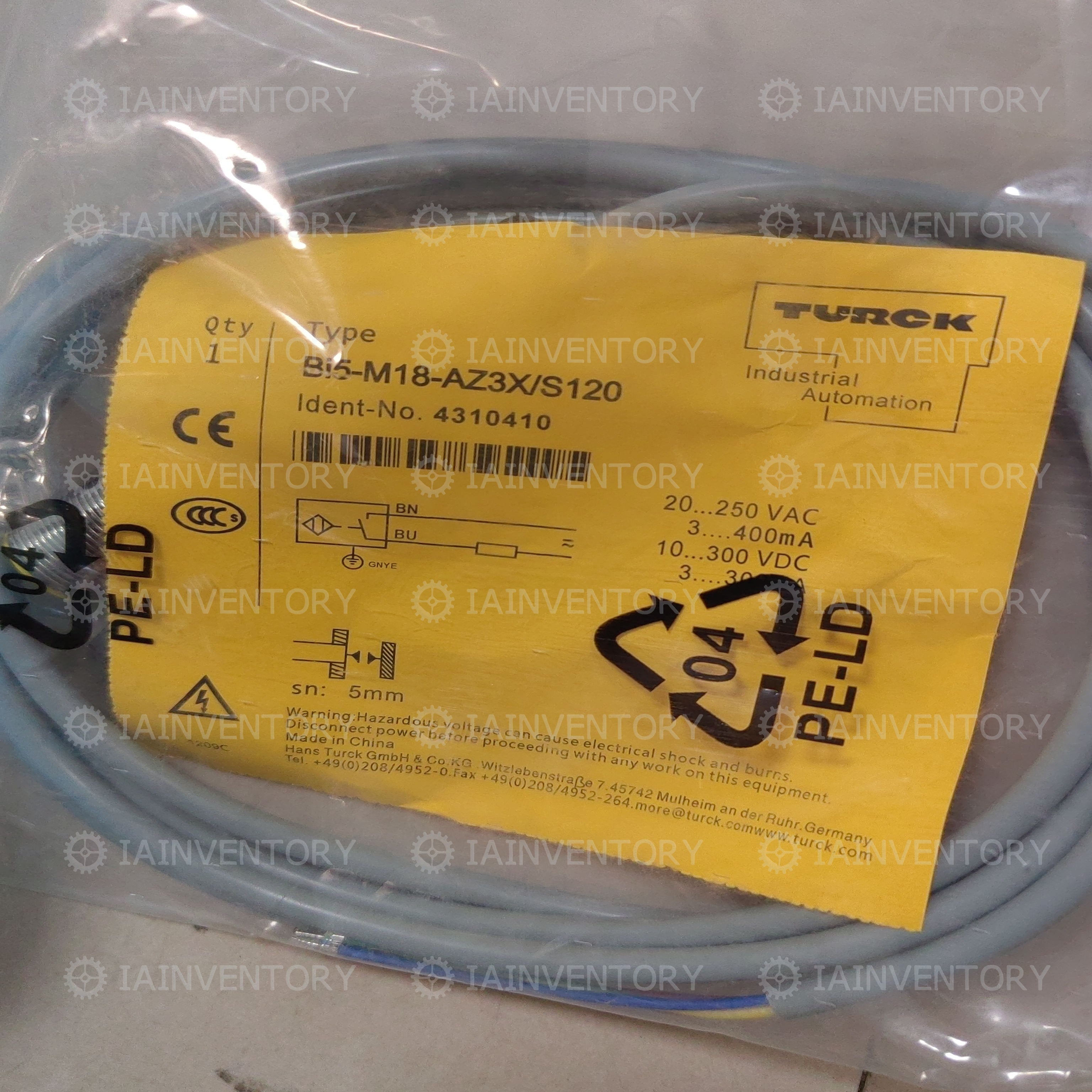 for TURCK Proximity switch BI5-M18-AZ3X/S120 Inductive sensor