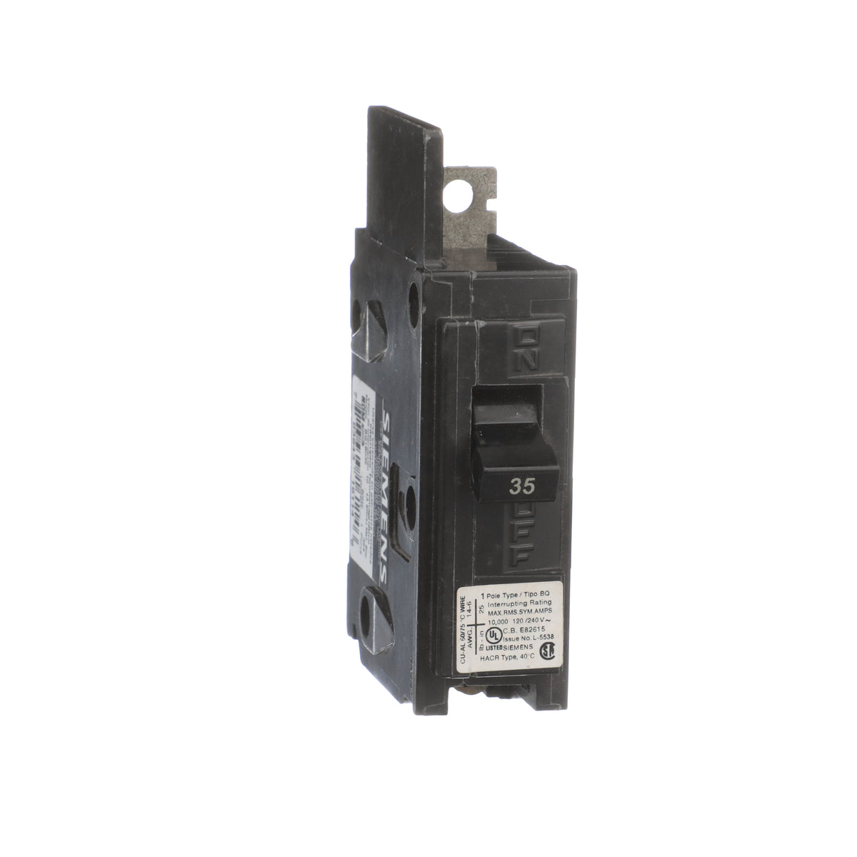 BQ1B035 - Siemens 35A 1-Pole 120V Bolt-On Circuit Breaker