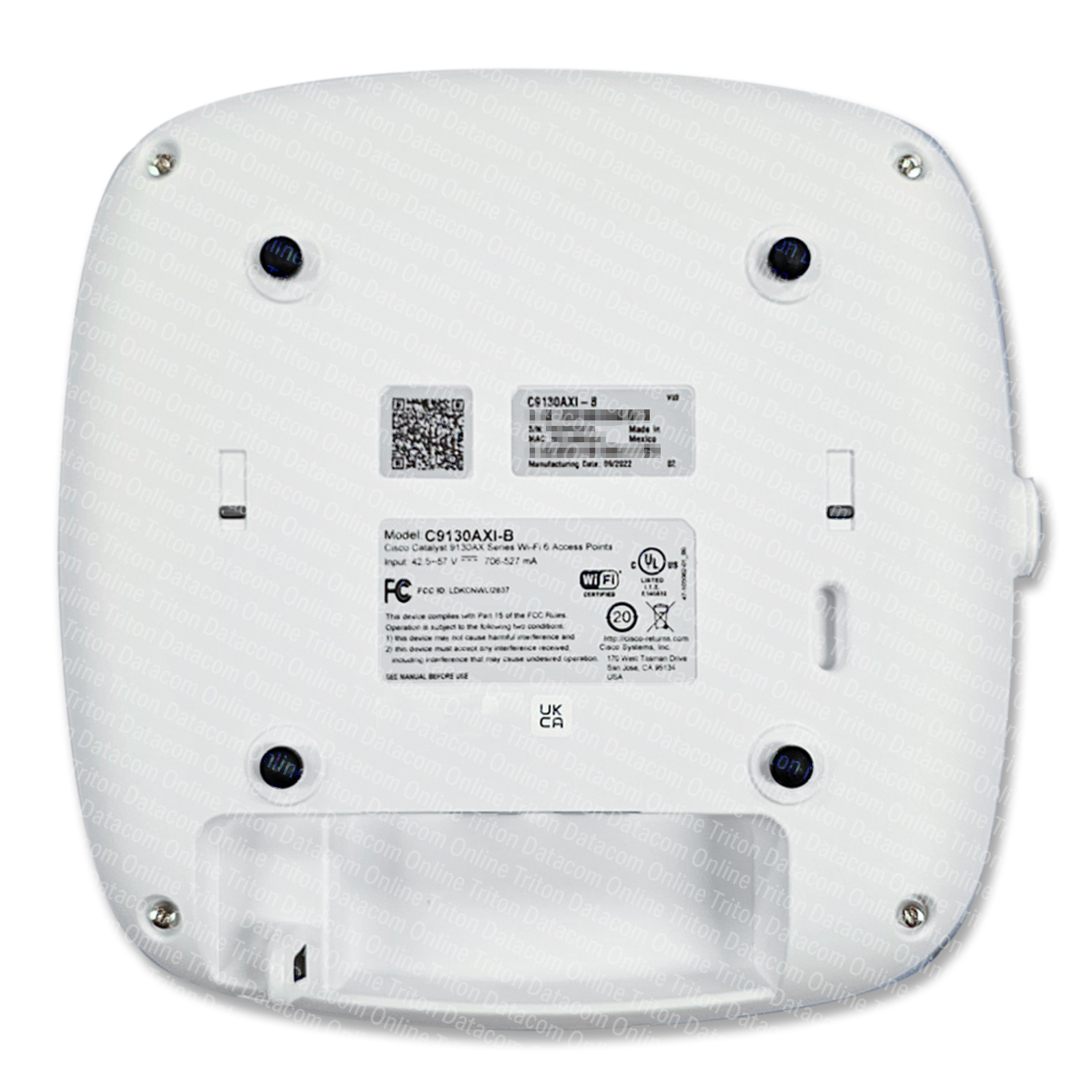 C9130AXI-E - Cisco Catalyst Wireless Access Point 9130, WiFi6, 8X8:8 MU-MIMO, Internal Antennas, European Regulatory Domain, up to 5Gbps speeds