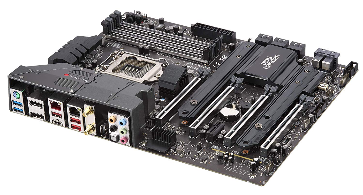 Supermicro C9Z390-PGW Socket LGA 1151 (300 Series) Intel Z390 DDR4 SATA 6GB/s M.2 U.2 DisplayPort HDMI 10G LAN Wi-Fi USB 3.1 RGB ATX Motherboard - C9Z390-PGW
