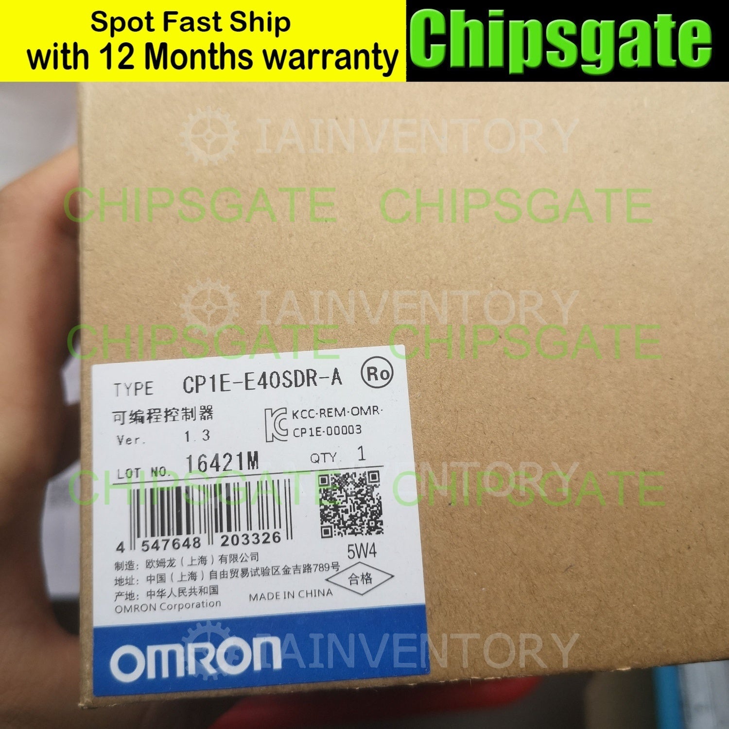 Omron CP1E-E40SDR-A PLC Module