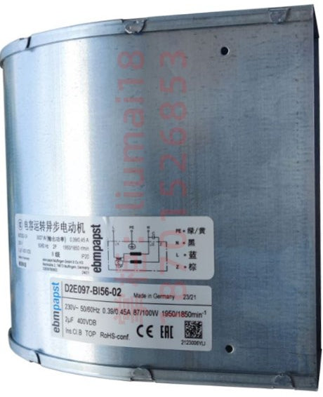 D2E097-BI56-02 ebm-papst Centrifugal Fan 230V