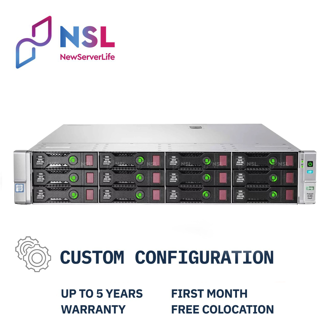 HPE ProLiant DL380 Gen9 12LFF + 2SFF
