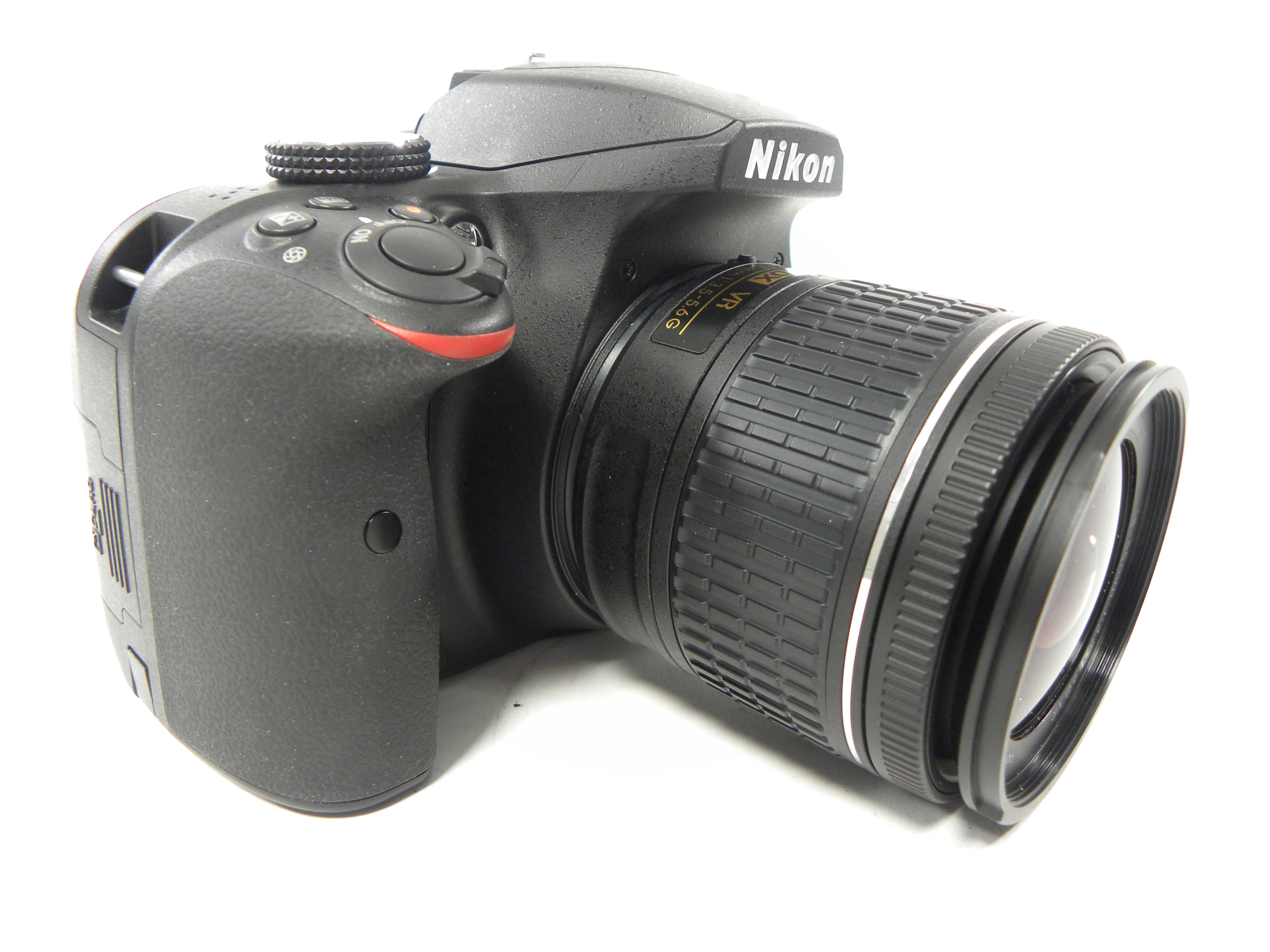 Nikon D3400 24.2mp Digital SLR w/Nikkor AF-P 18-55 Shutter Ct. #97