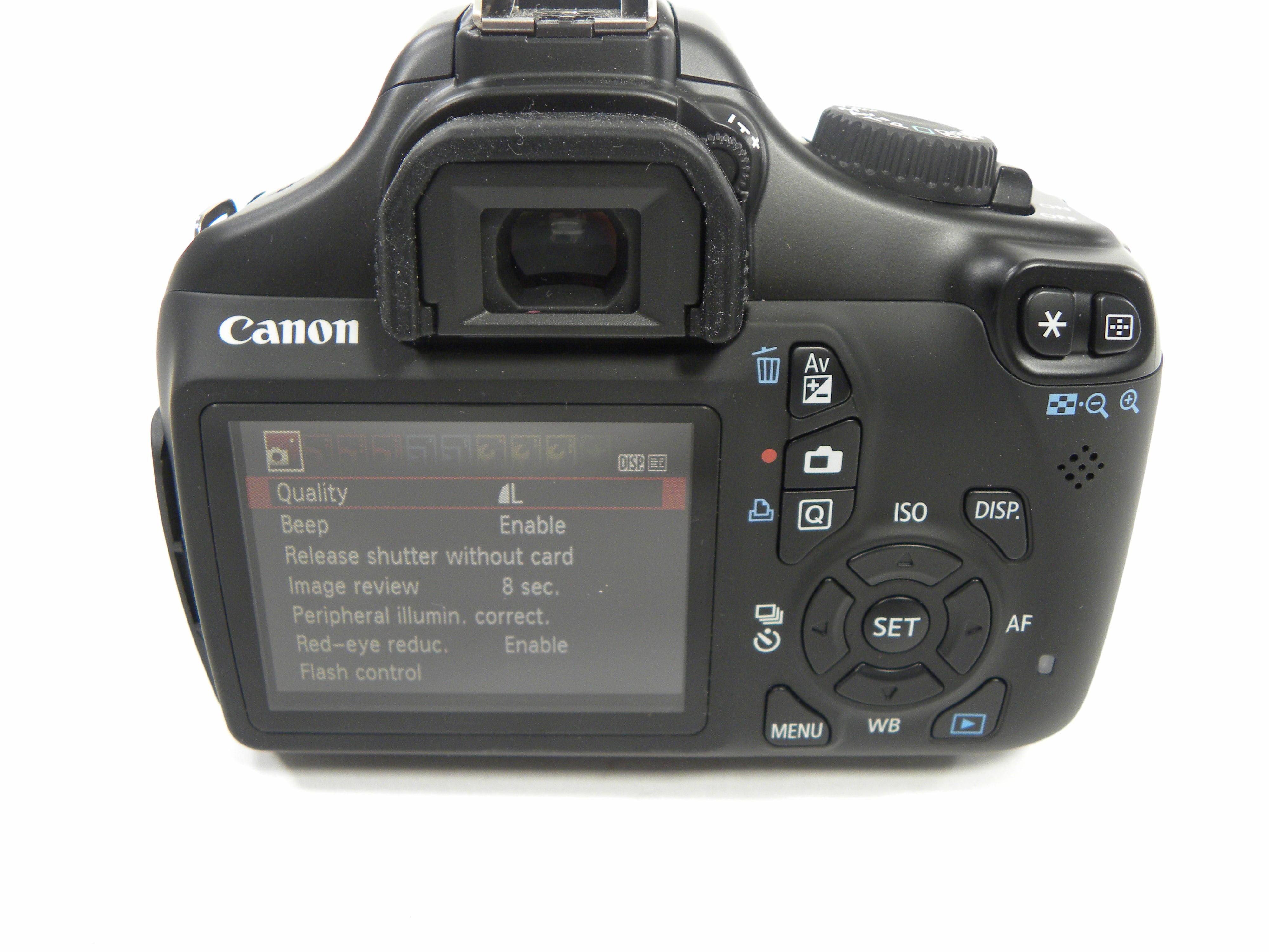 Canon EOS Rebel T3 18mp Digital SLR w/EF-S 18-55 IS II Shutter Ct. 119