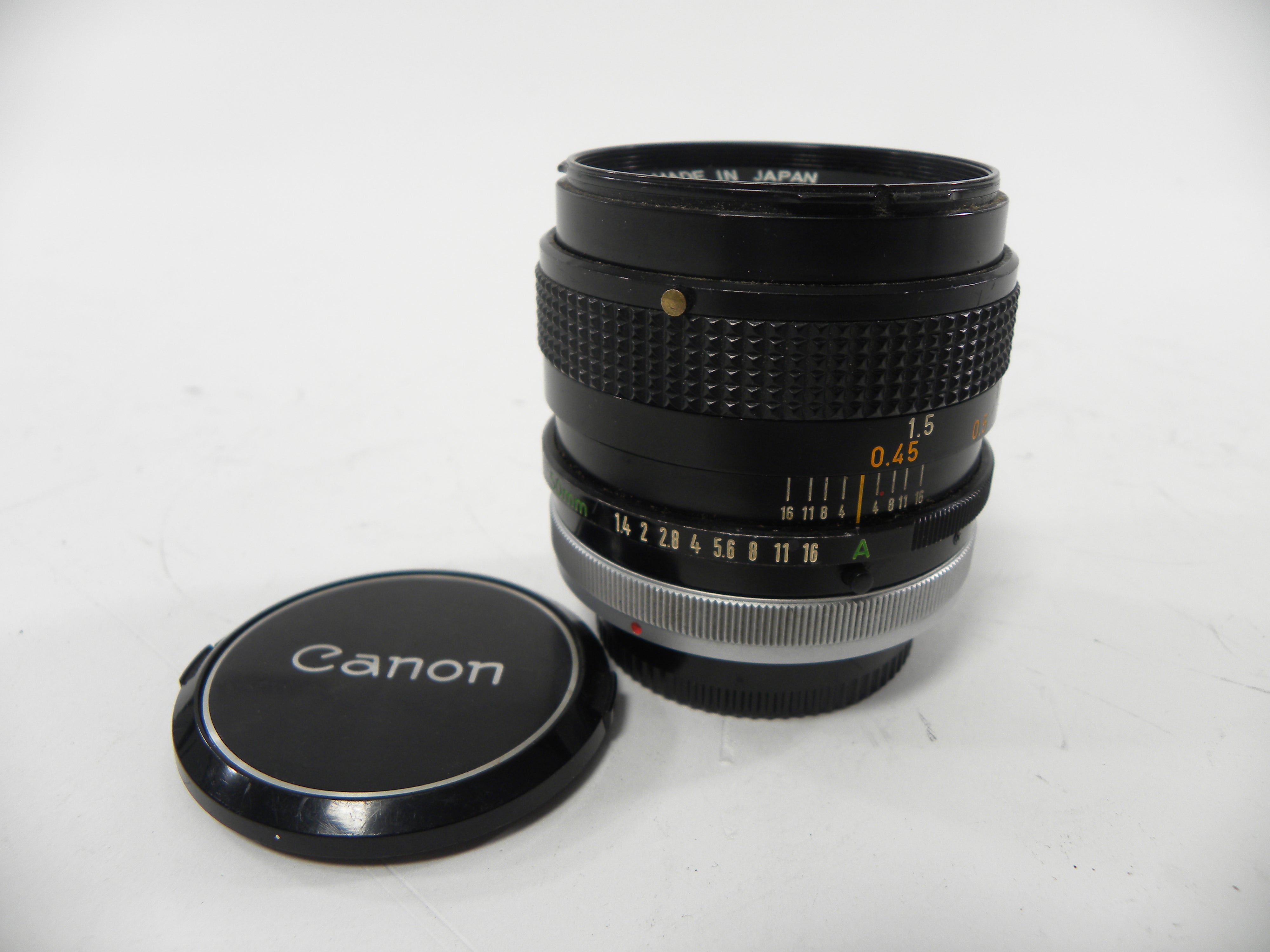 Canon FD 50mm f1.4 S.S.C.