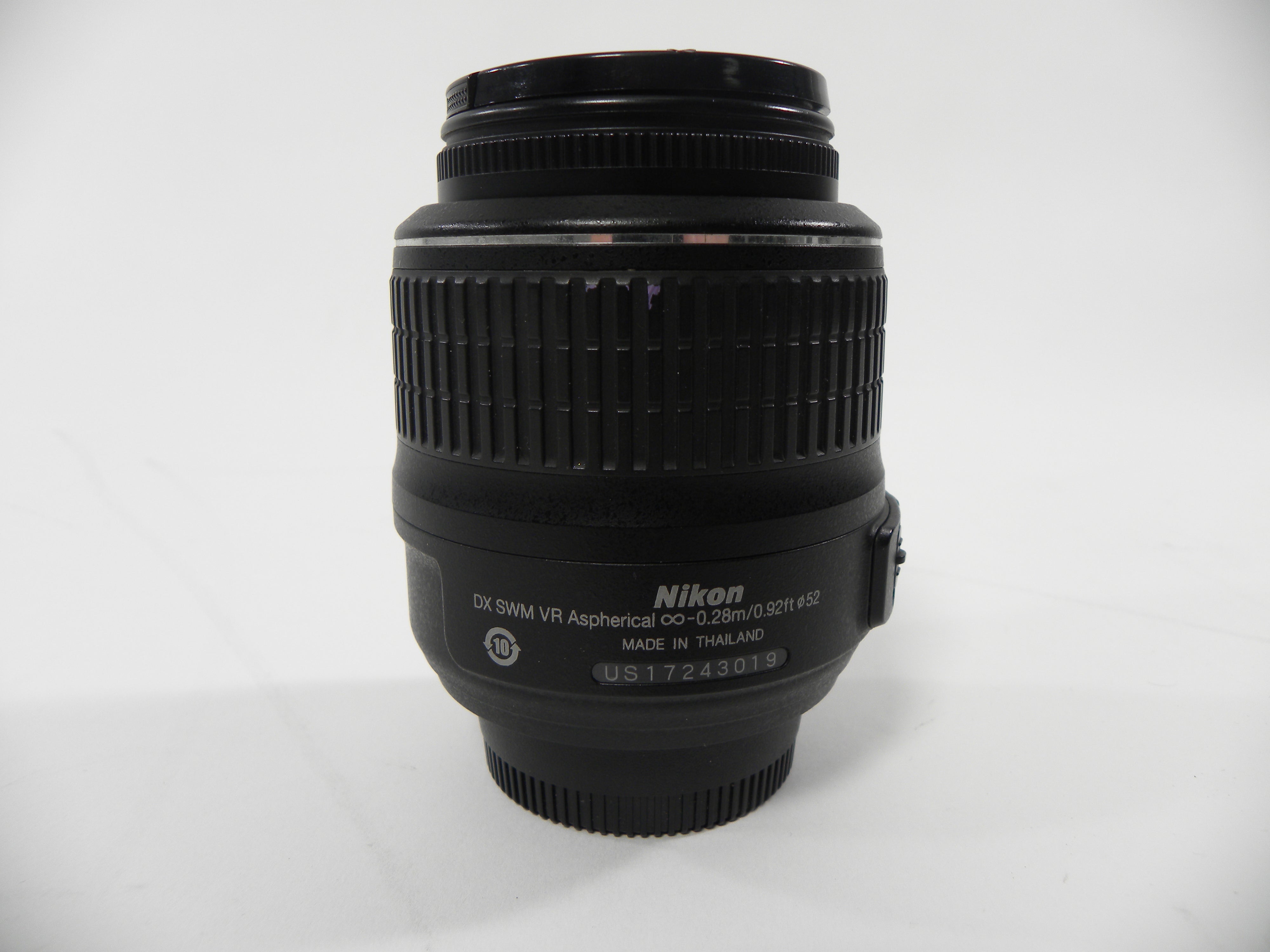 Nikon AF-S Nikkor DX VR 18-55mm f3.5-5.6G F Mount