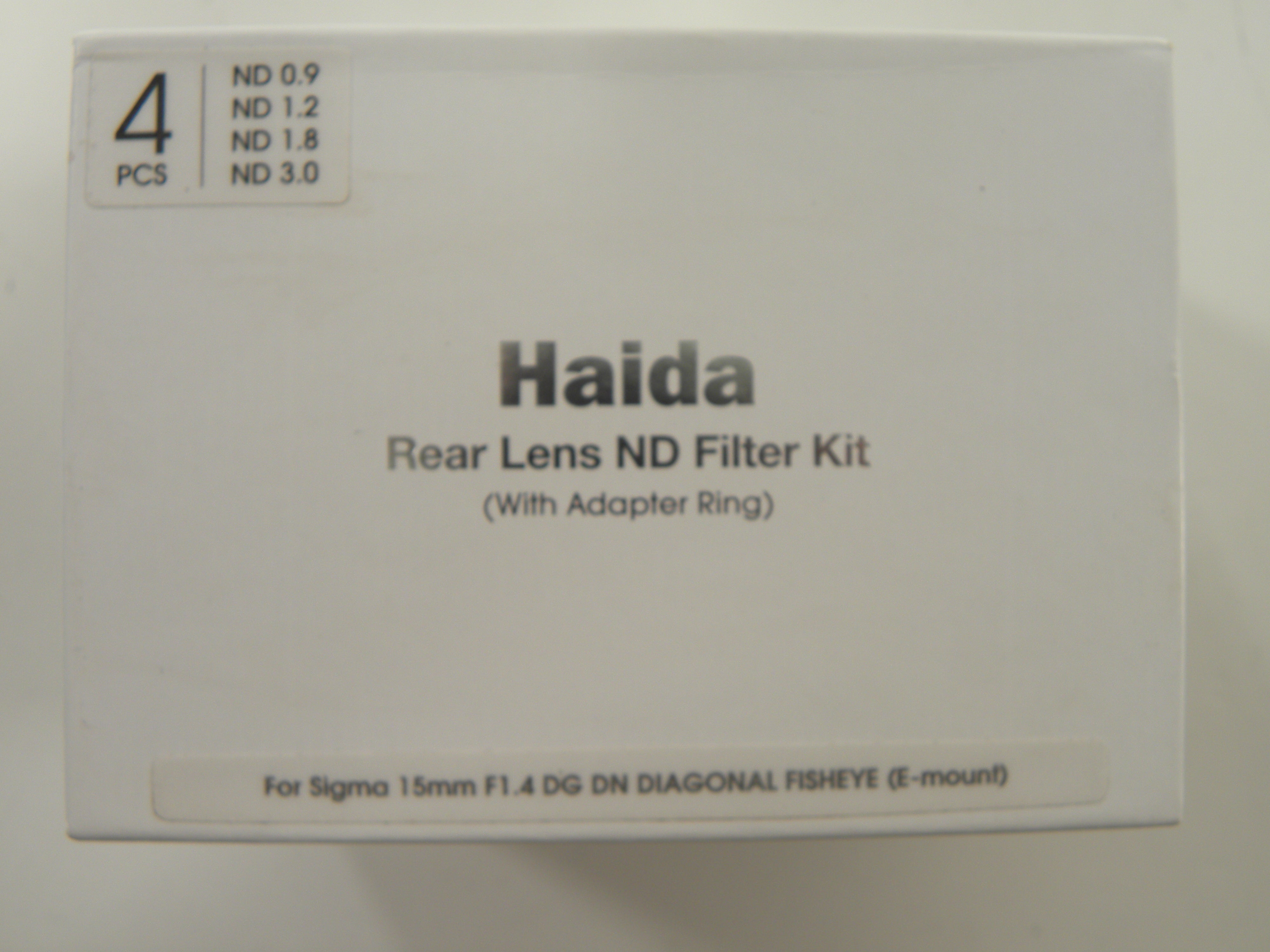 Haida Rear Lens Filter Kit w/Adapter Ring for Sigma 15mm Fisheye