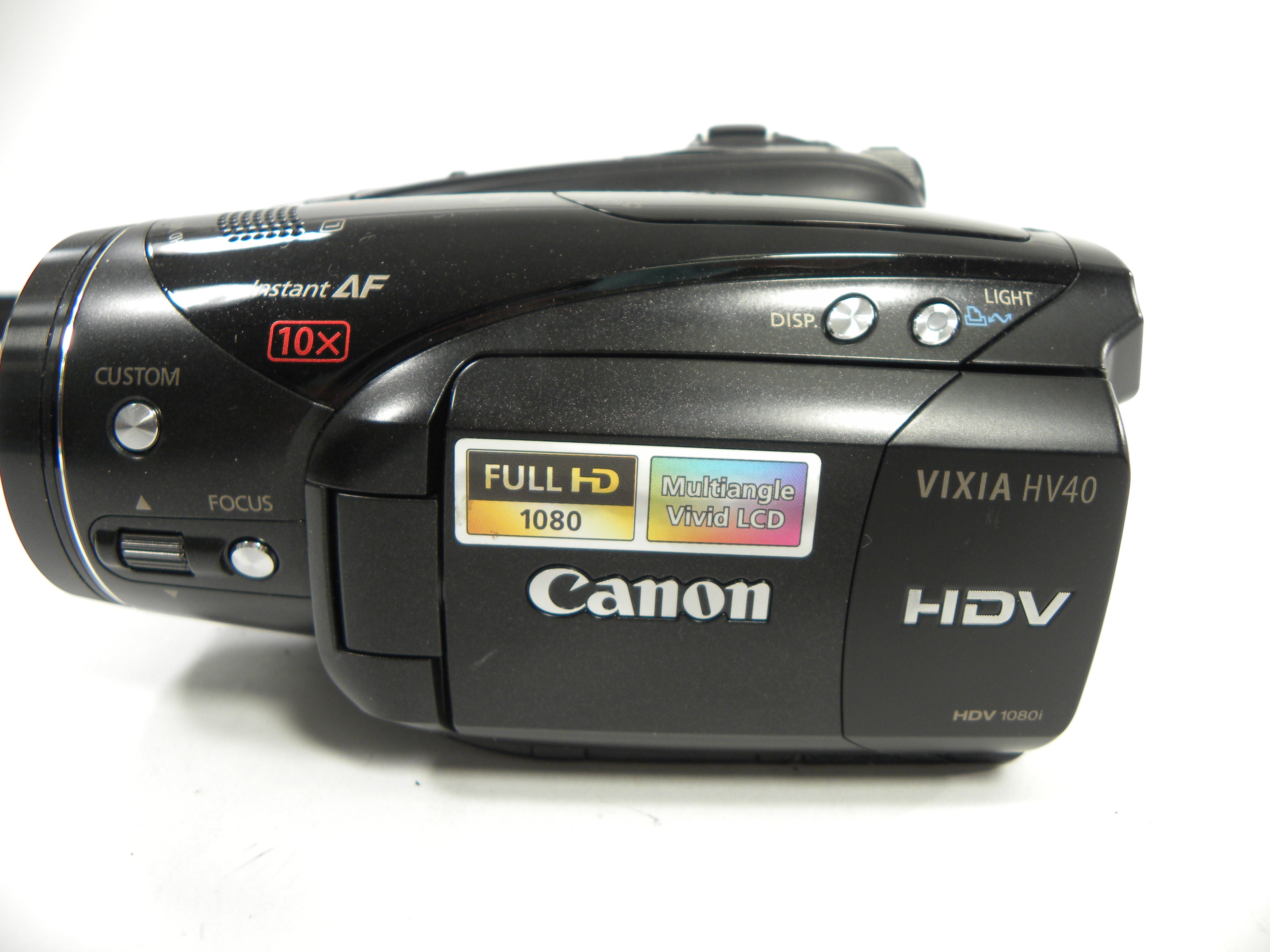 Canon Vixia HV40 MiniDV Camcorder