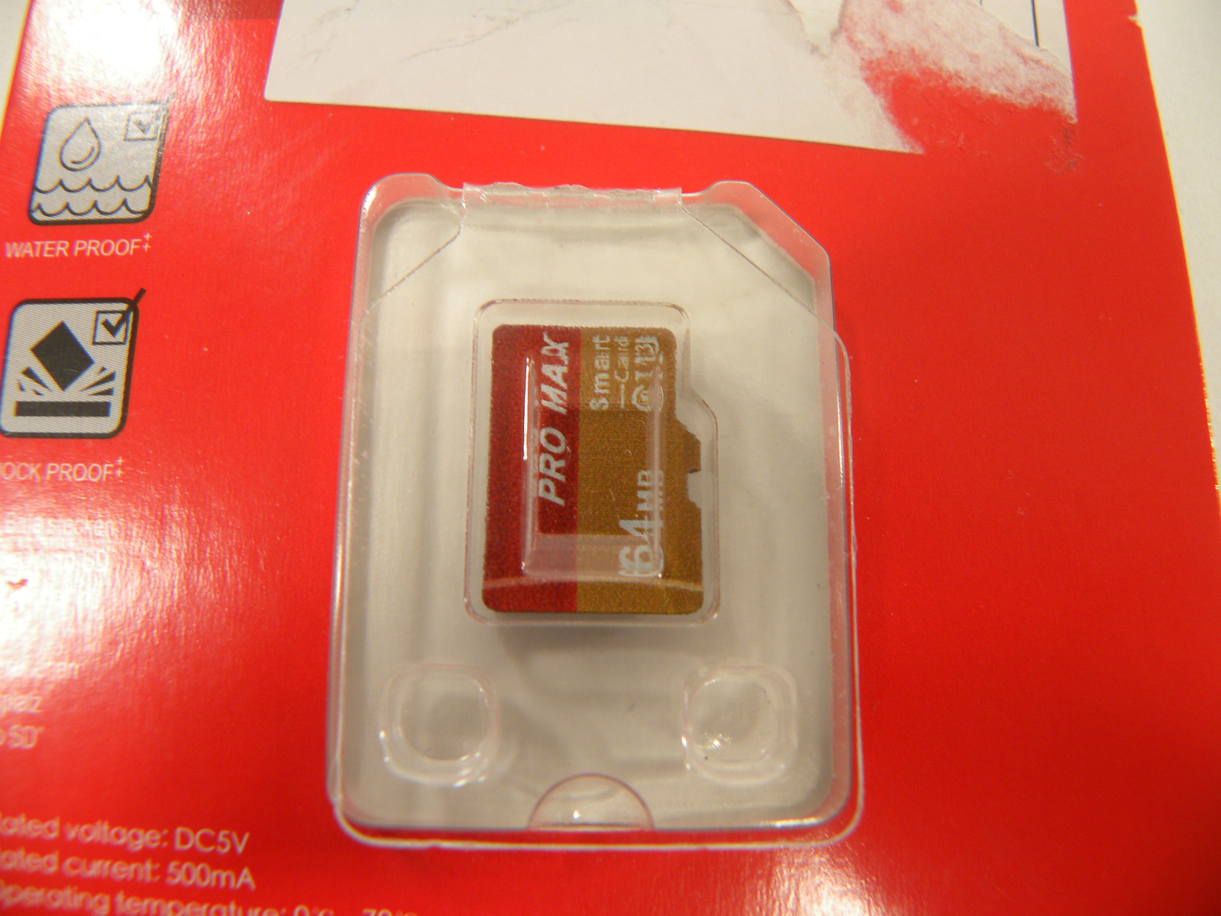 High Speed High Perormance Generic 64MB PRO MAX Mini SD Card