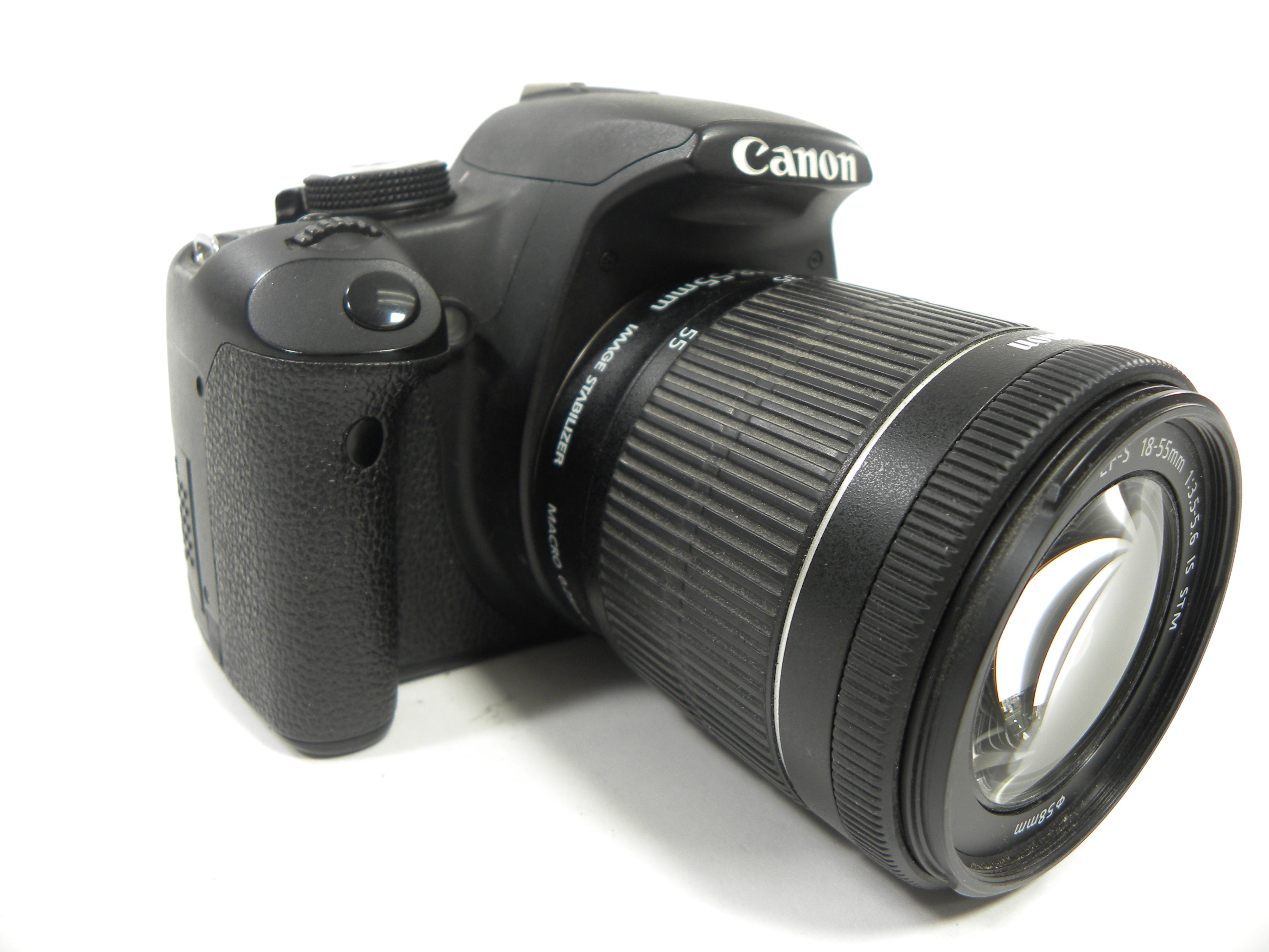 Canon EOS Rebel T1i 15.1mp Digital SLR w/18-55 IS STM Shutter ct. 34,770