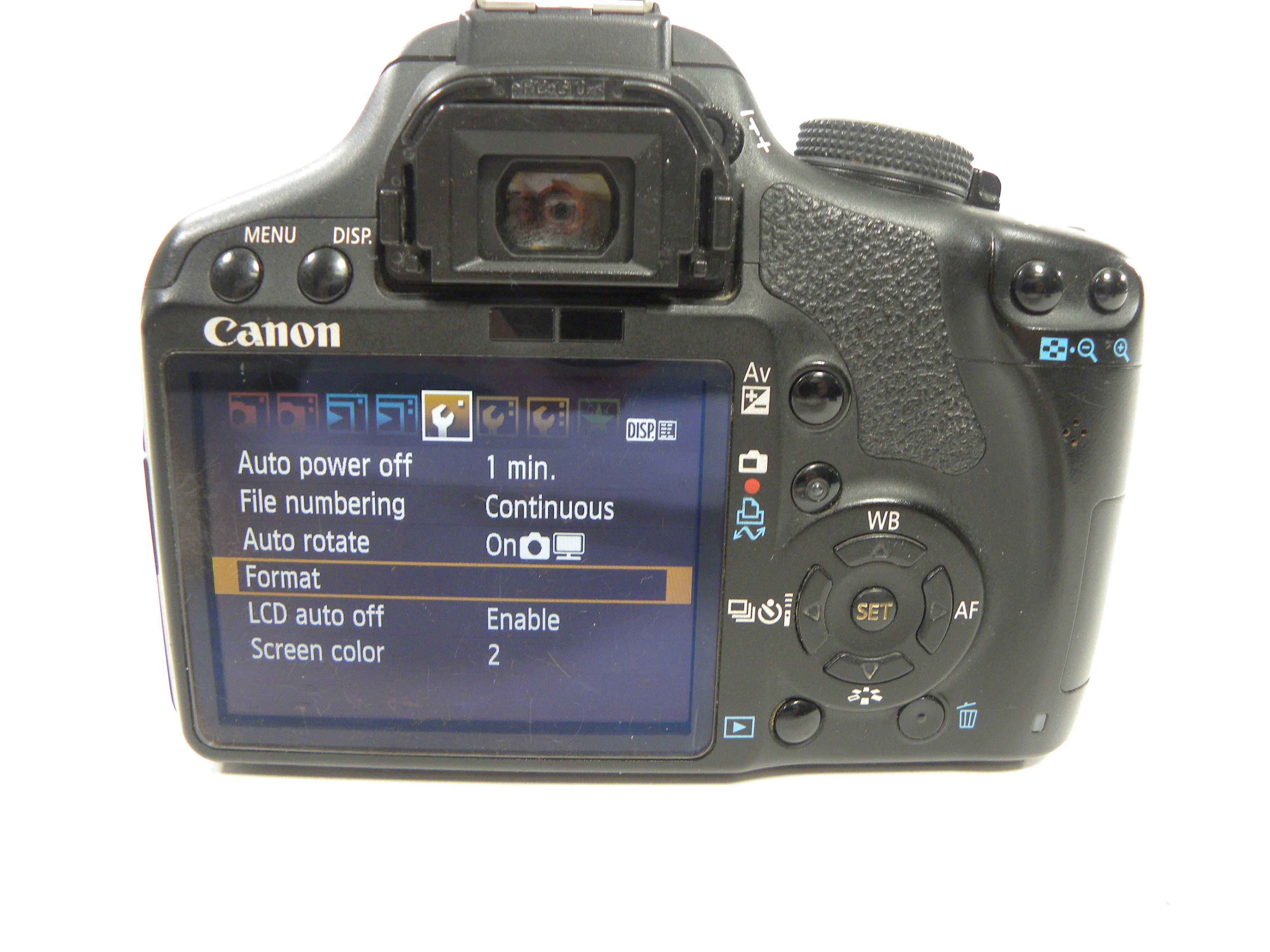 Canon EOS Rebel T1i 15.1mp Digital SLR w/18-55 IS STM Shutter ct. 34,770