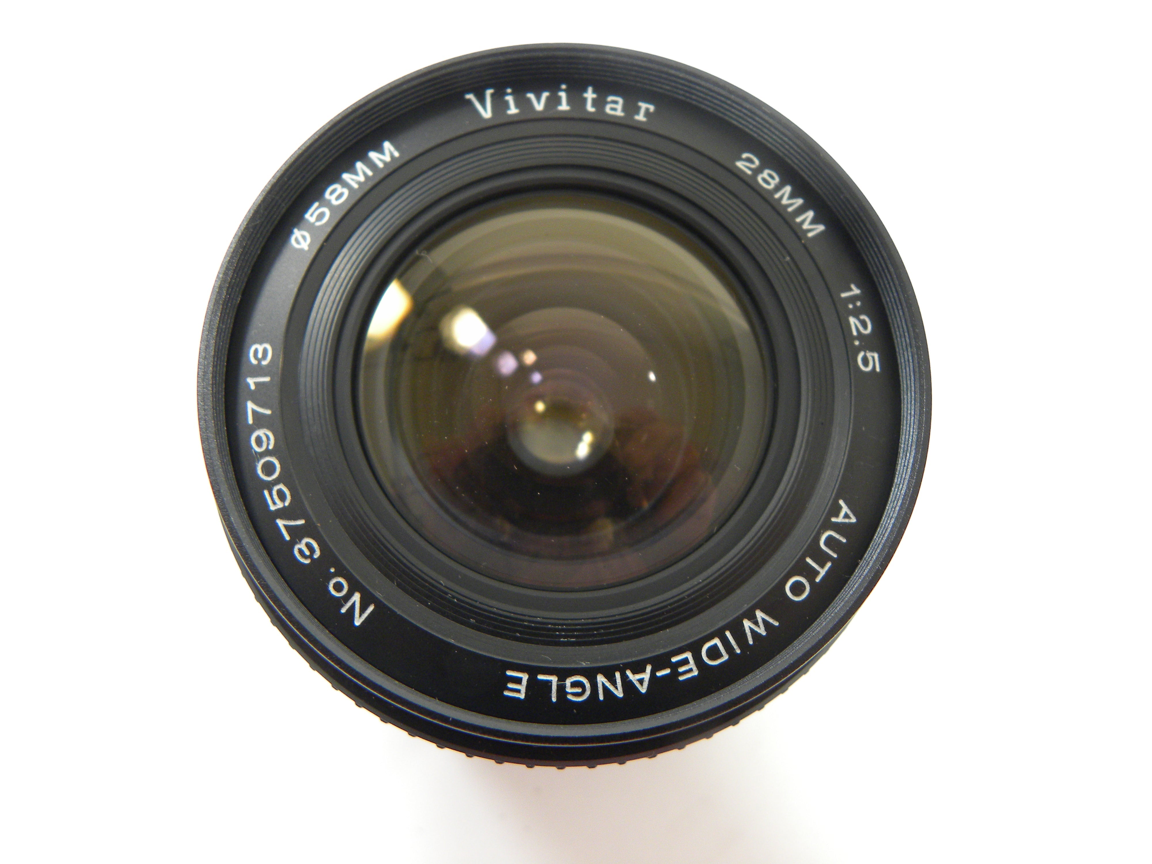 Vivitar Auto Wide-Angle 28mm f2.8 M42 Mount