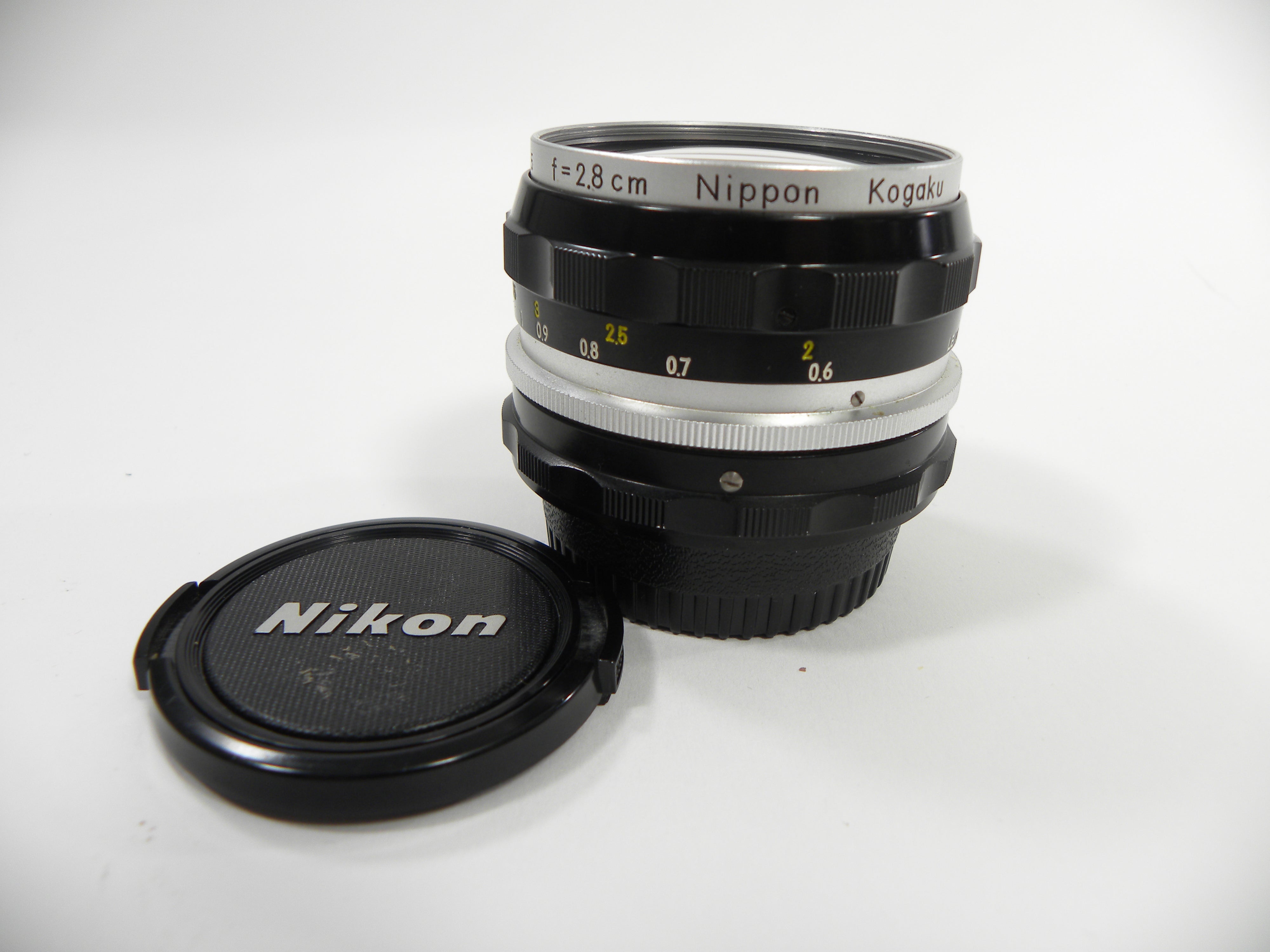 Nikon Nikkor-H Auto 2.8cm f3.5 Nippon Kogaku F Mount