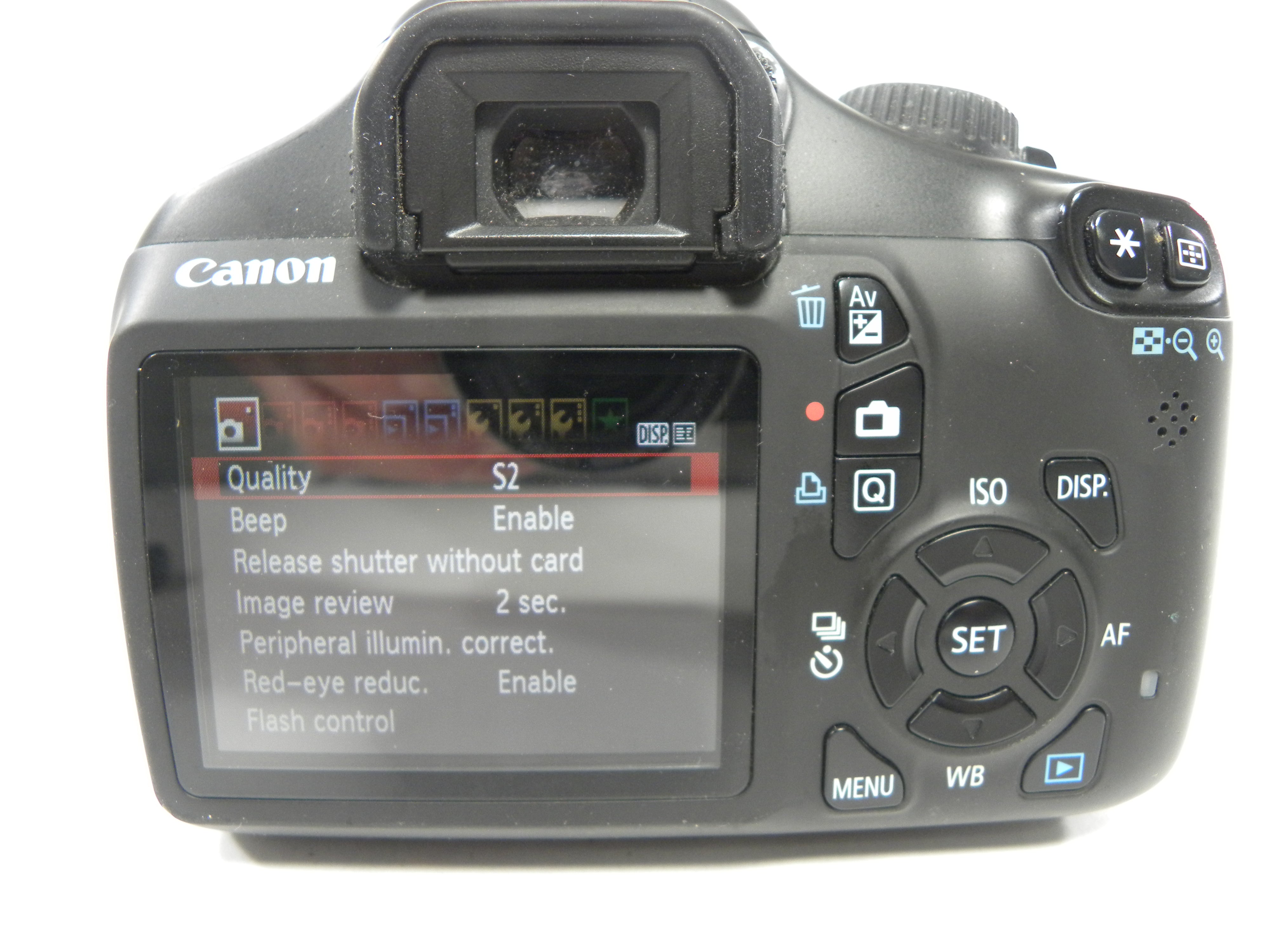 Canon EOS T3 12.2mp Digital SLR w/EF-S 18-55mm IS II Shutter Ct. 8,945 AS IS
