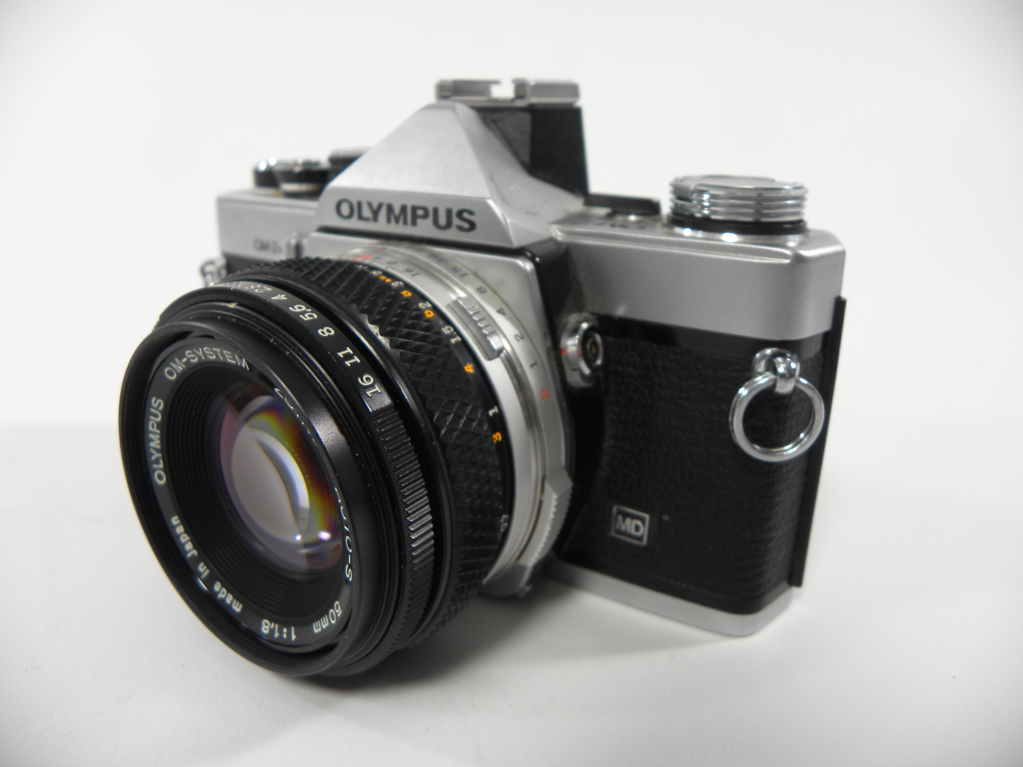 Olympus OM2n 35mm SLR w/Zuiko Auto-S 50mm f1.8 AS IS No Returns