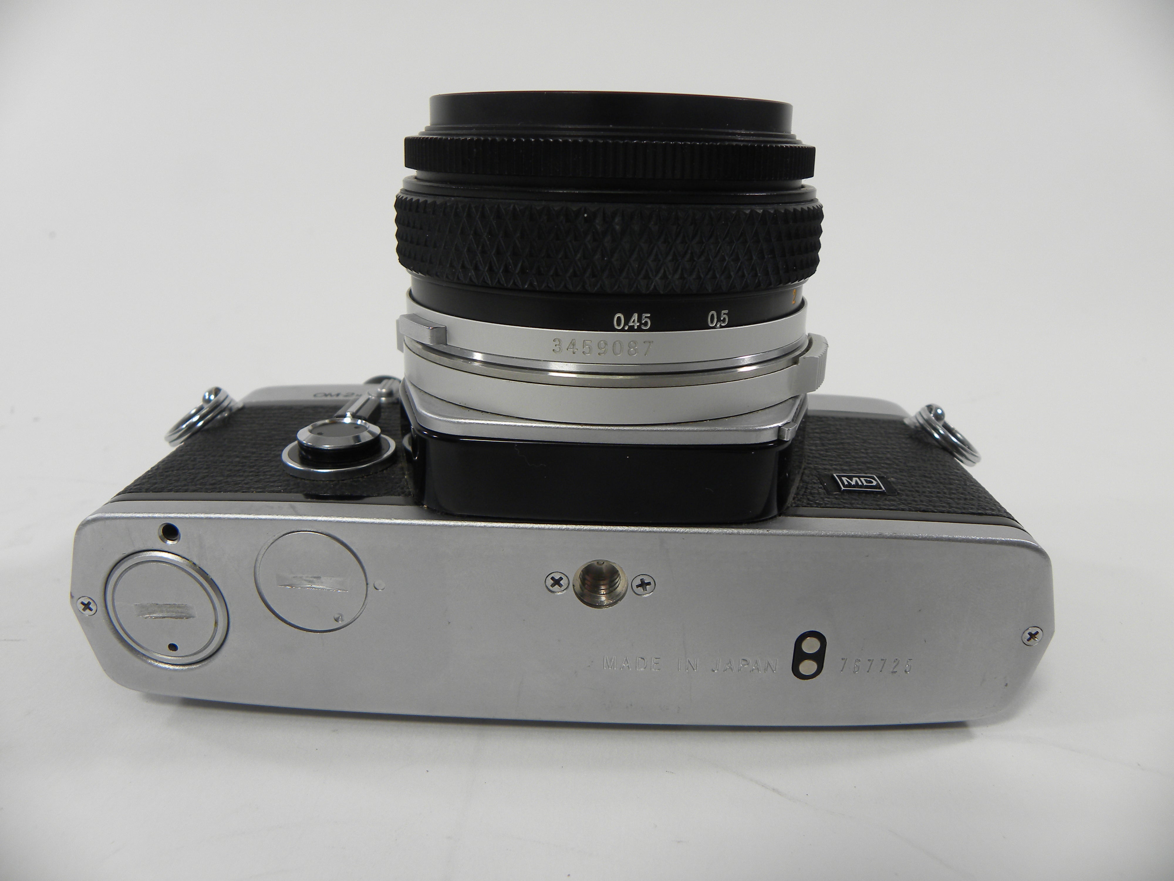 Olympus OM2n 35mm SLR w/Zuiko Auto-S 50mm f1.8 AS IS No Returns