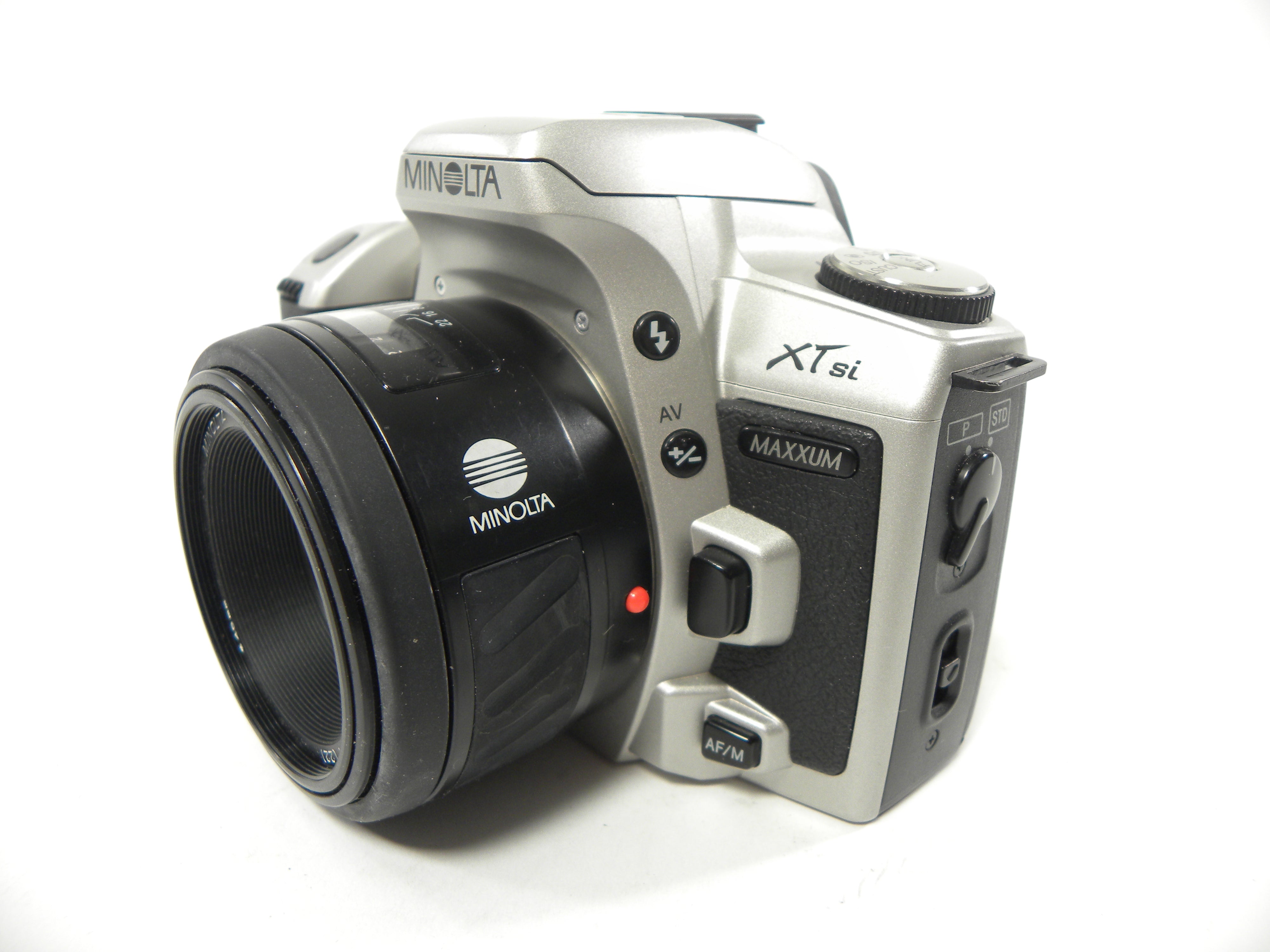 Minolta Maxxum XTsi 35mm SLR w/AF 50mm f1.7