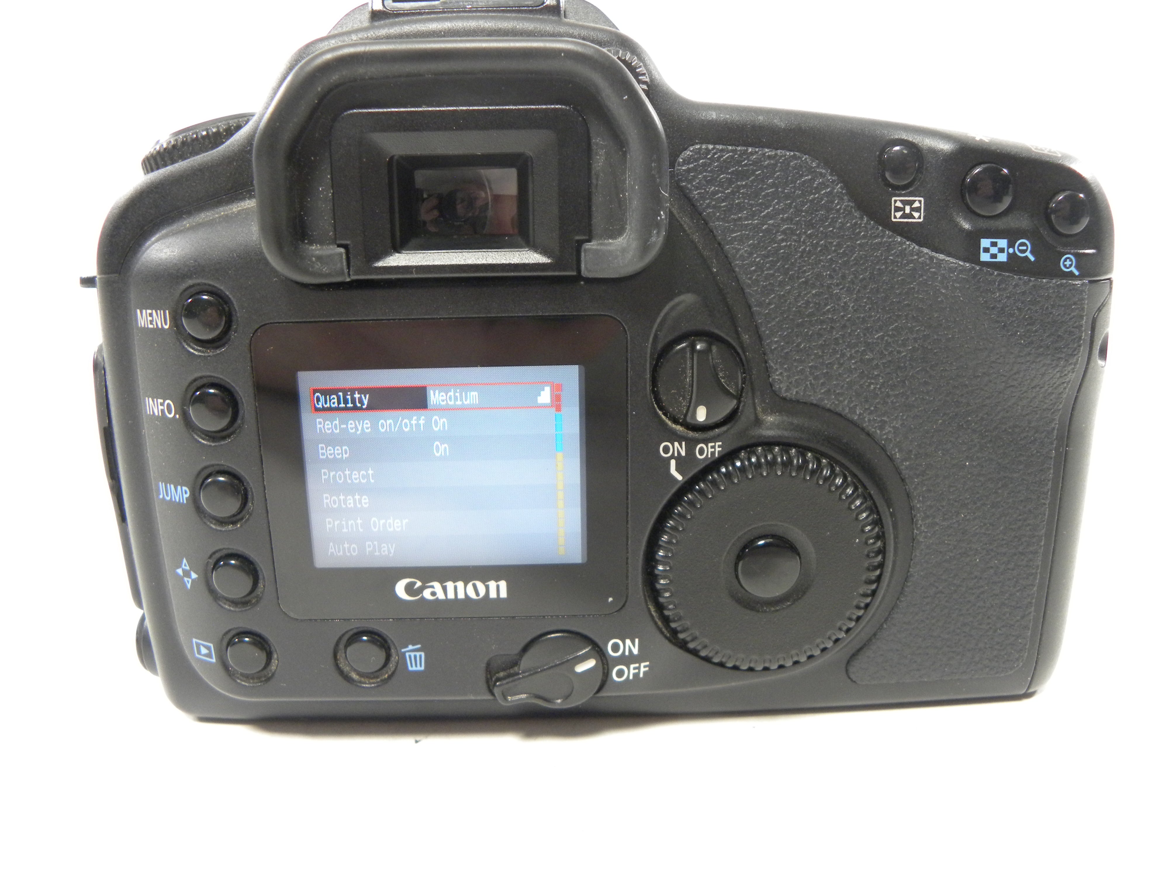 Canon EOS 10D 6.0mp Digital SLR Body Only AS IS