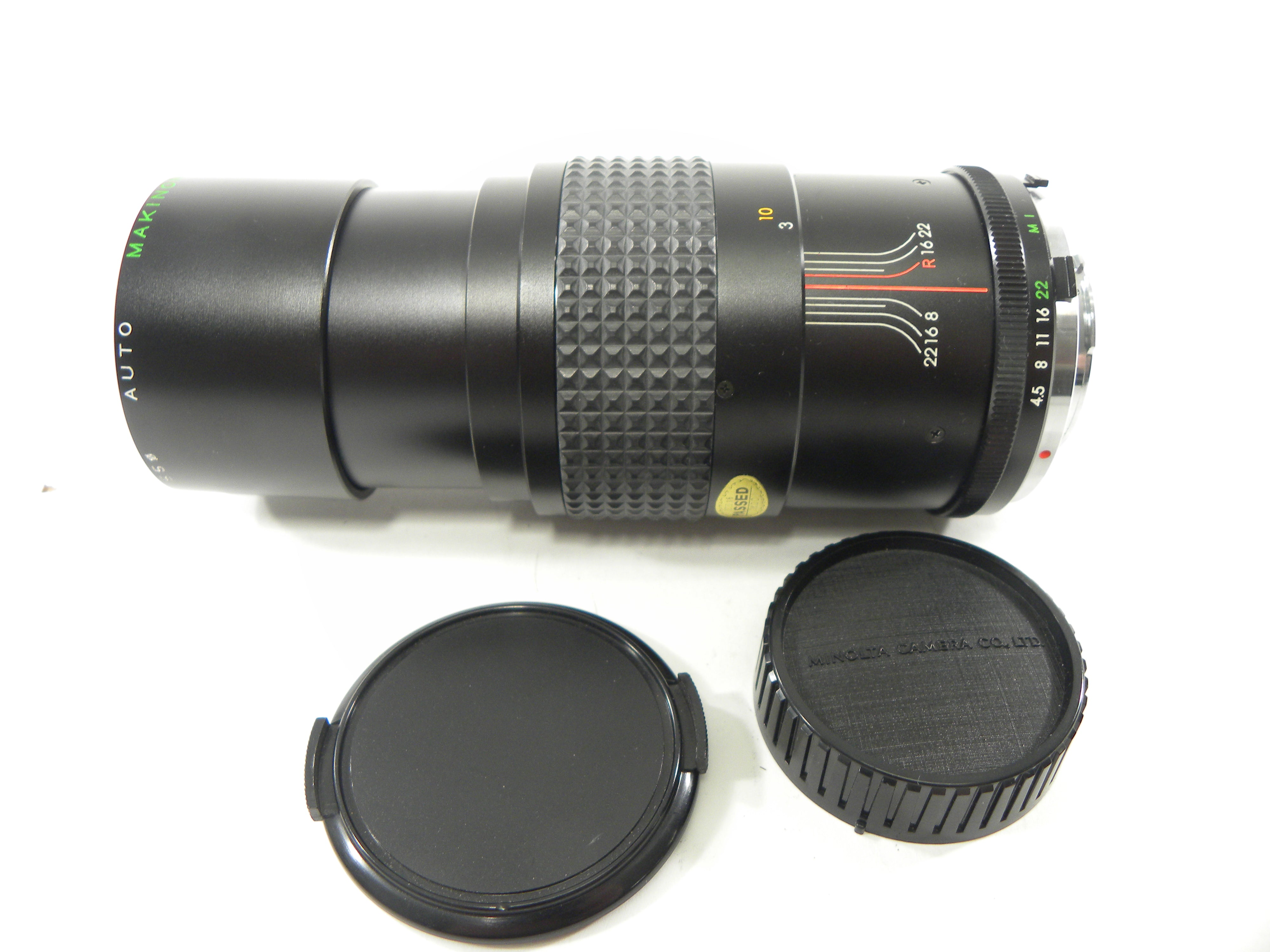 Makinon Auto 200mm f4.5 Minolta MD Mount