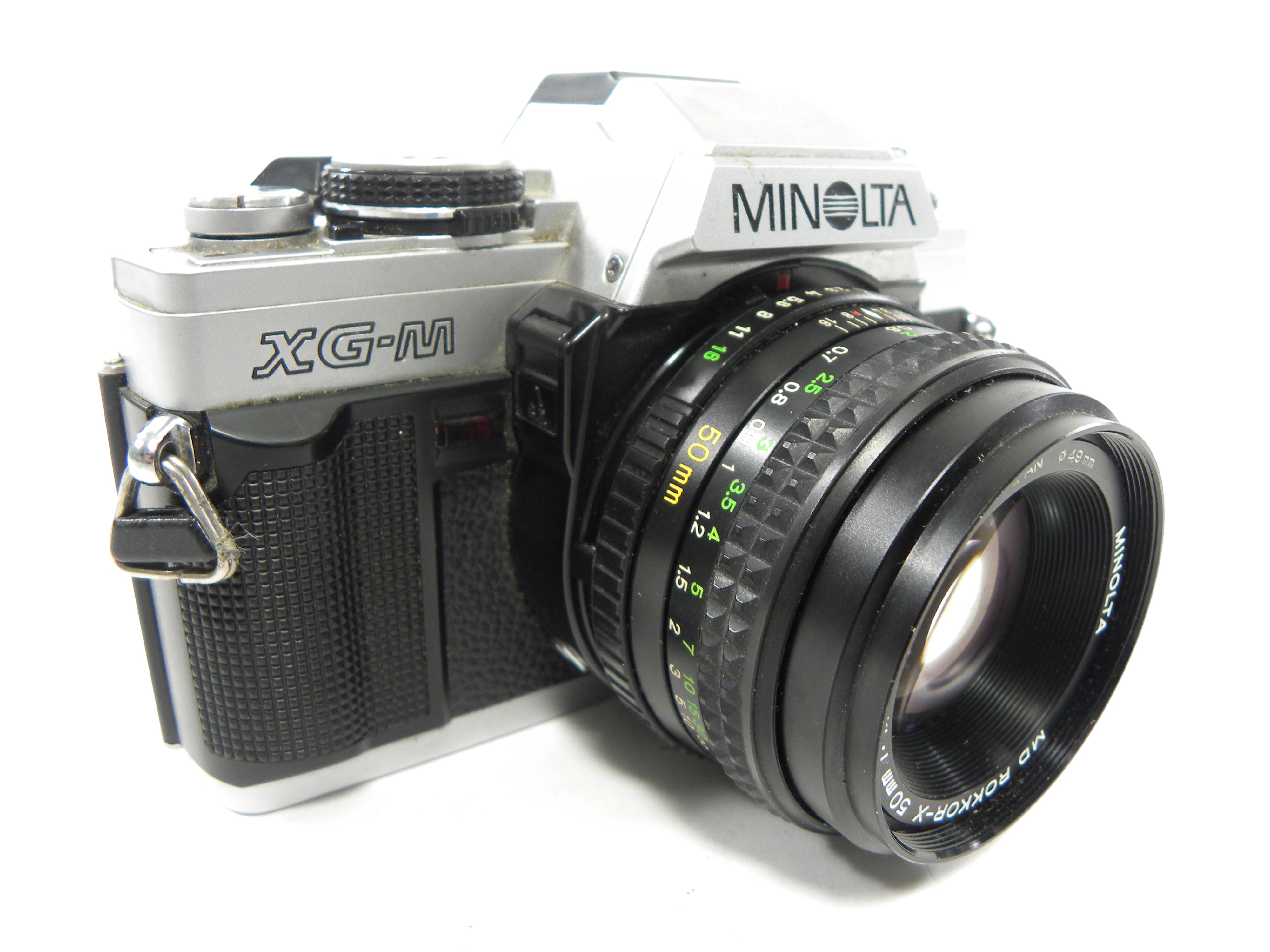 Minolta XG-M 35mm SLR w/MD Rokkor-X 50mm f1.7
