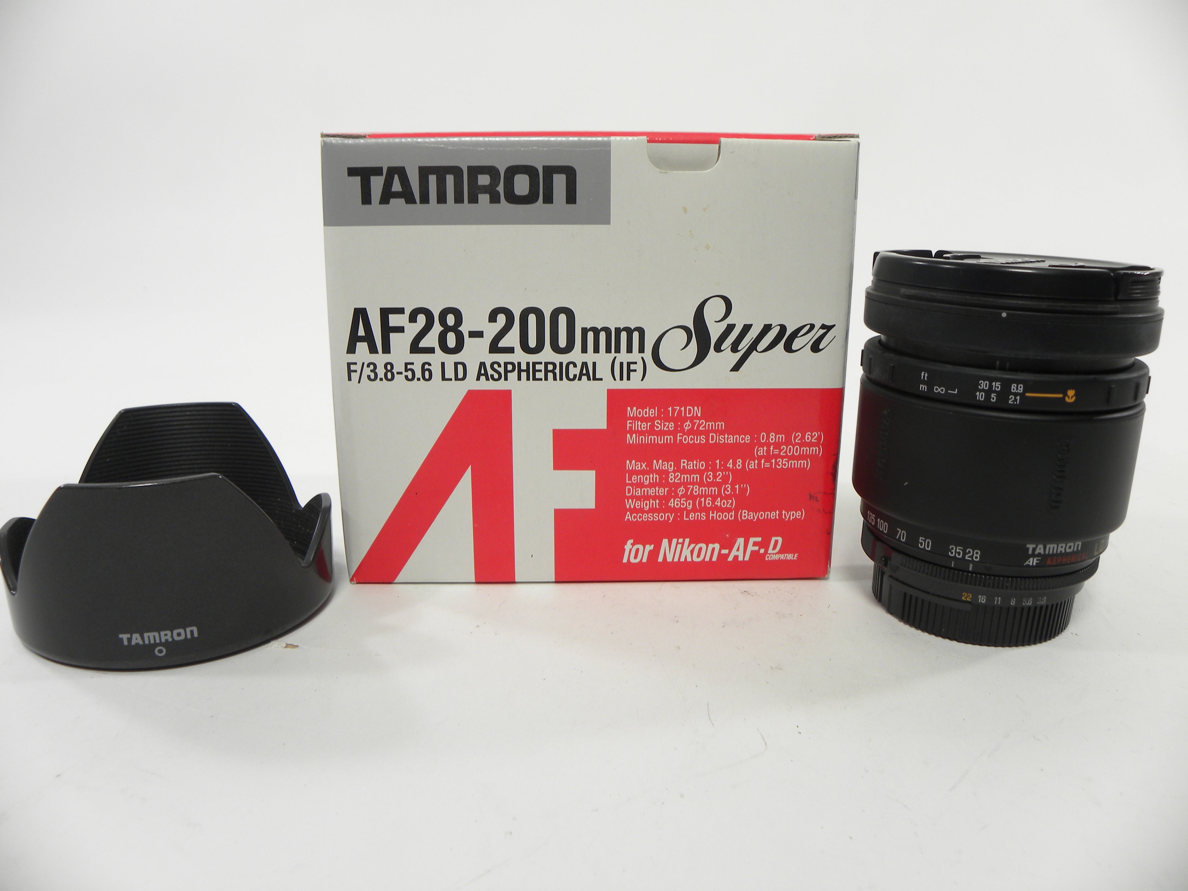 Tamron AF LD 28-200mm f3.8-5.6 IF Nikon F Mount