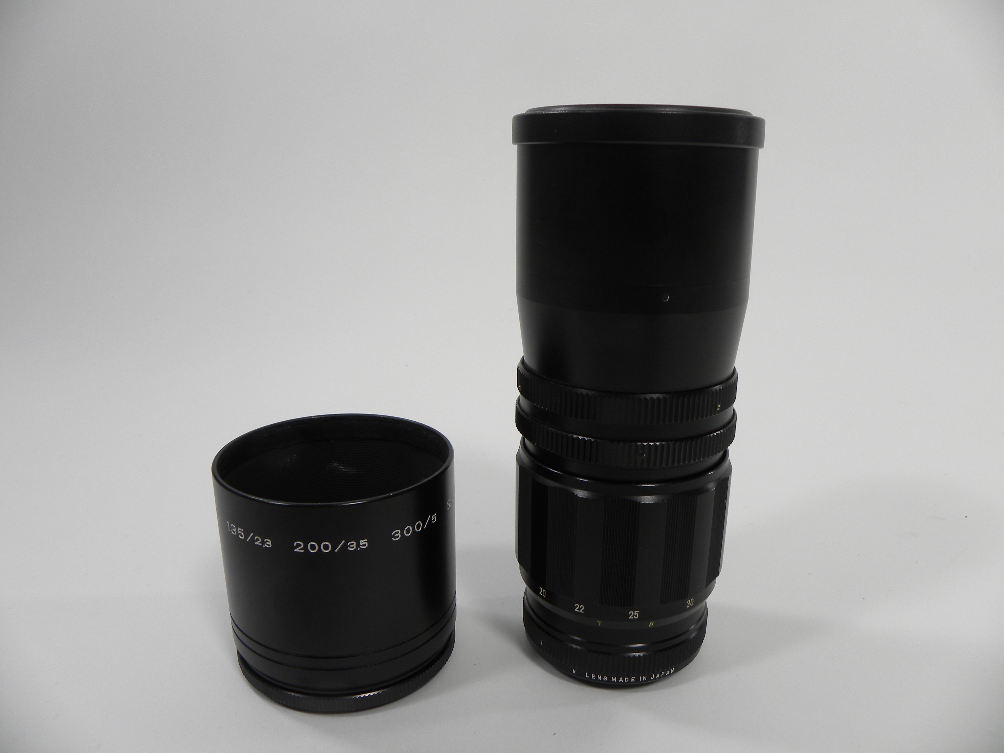Sankyo Kohki Komura 300mm f5 L39 mount