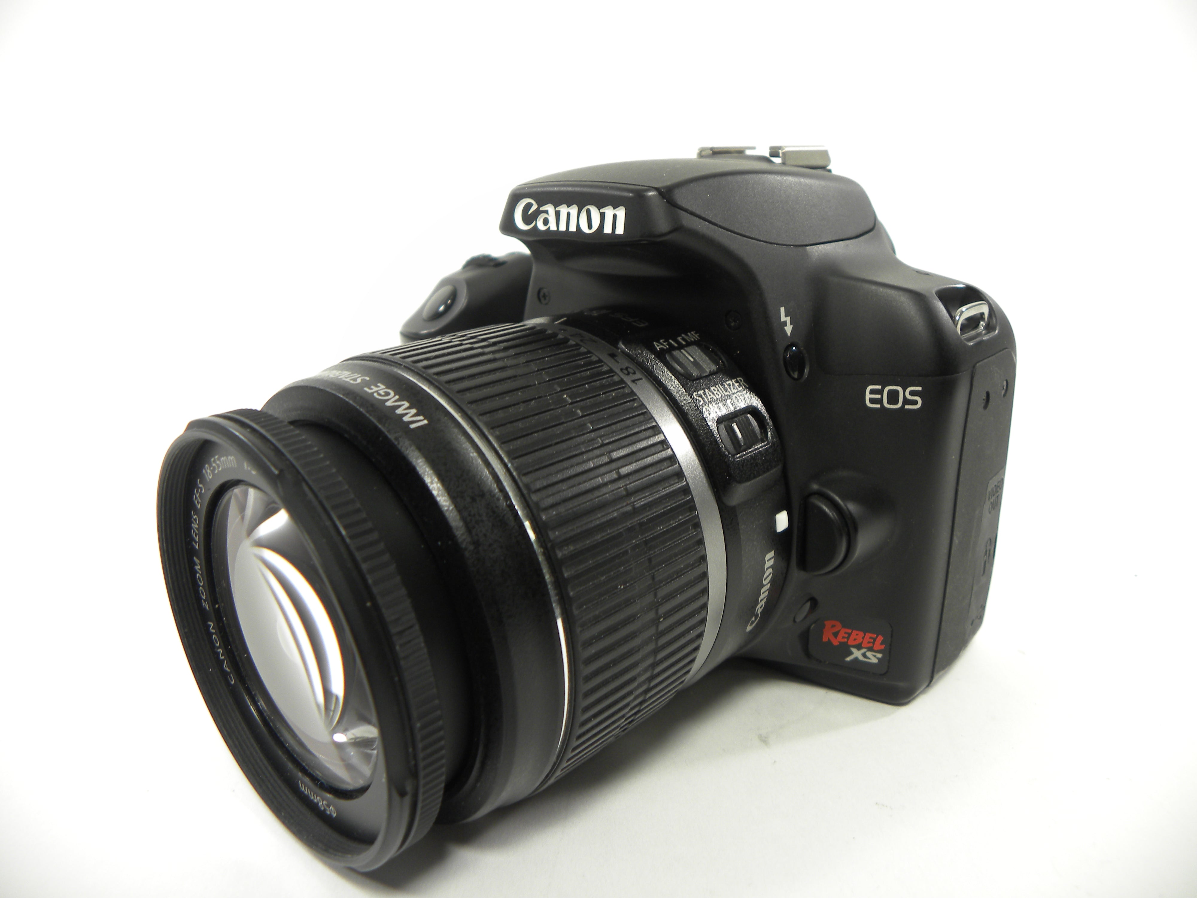 Canon EOS Rebel XS 10.1mp Digital SLR w/EF-S 18-55 IS Shutter Ct. 5,609