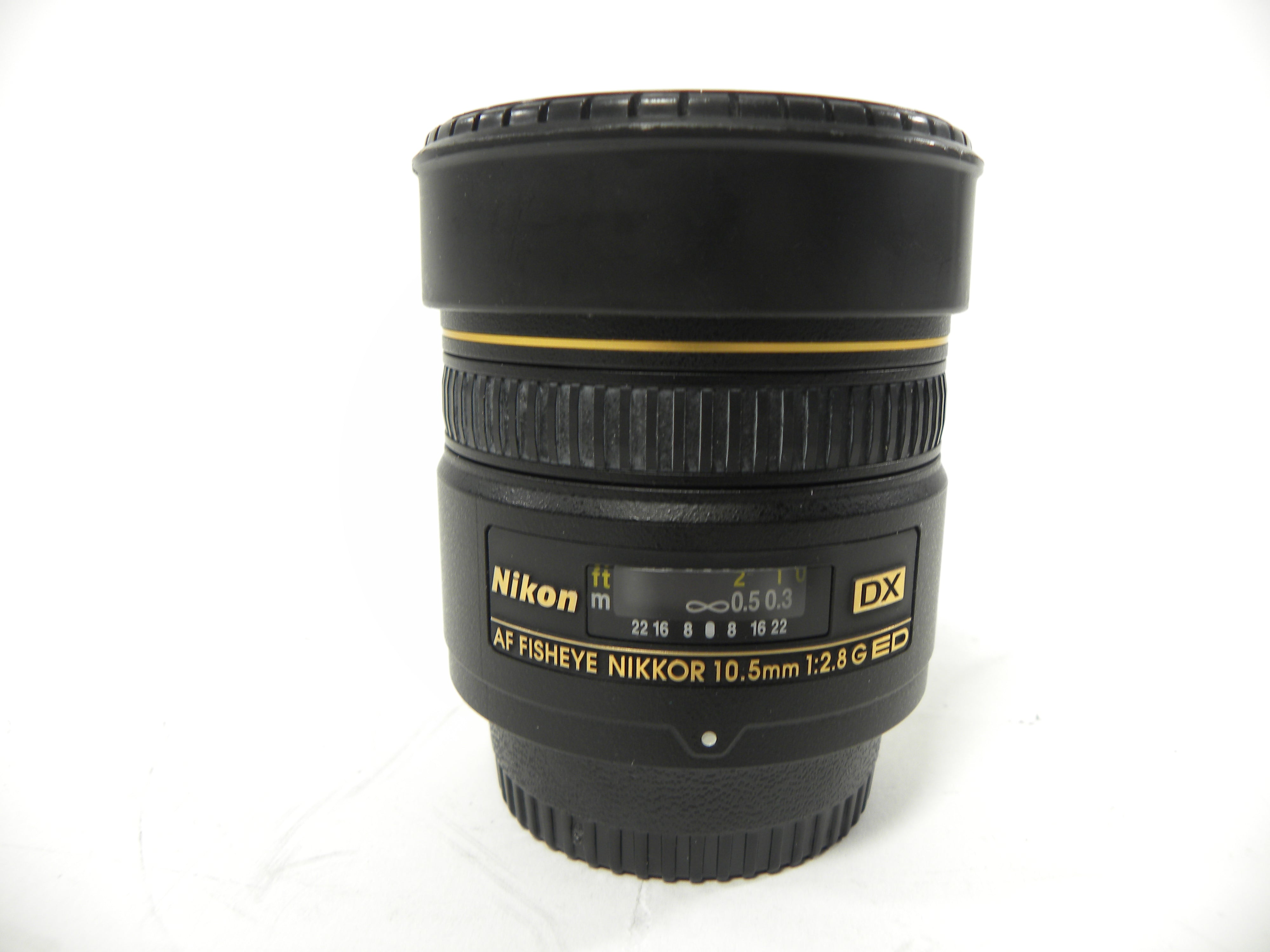 Nikon AF Nikkor Fisheye DX ED 10.5mm f2.8G  AS IS (Parts) No Returns!