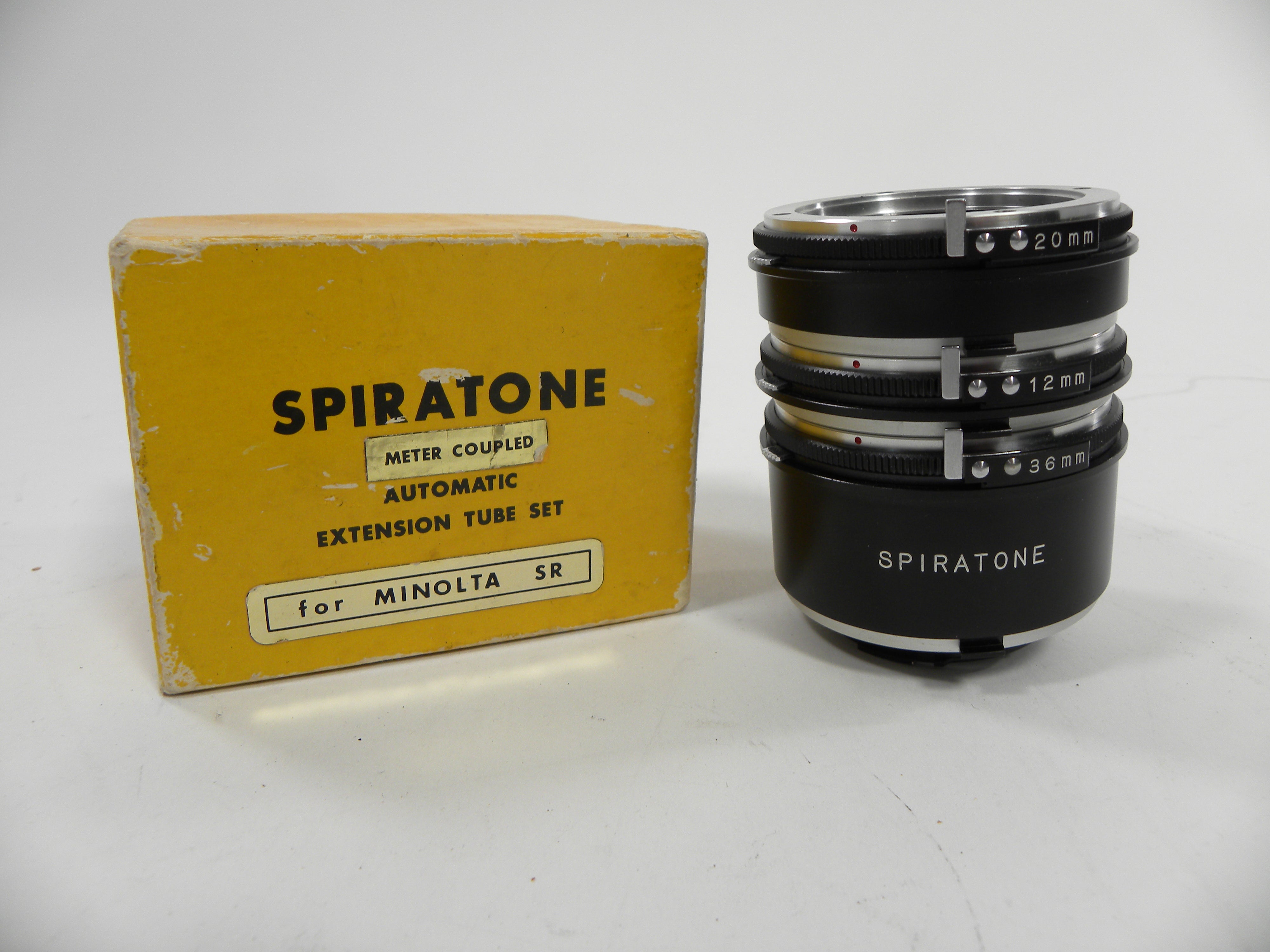 Spiratone Automatic Extension Tube Set for Minolta