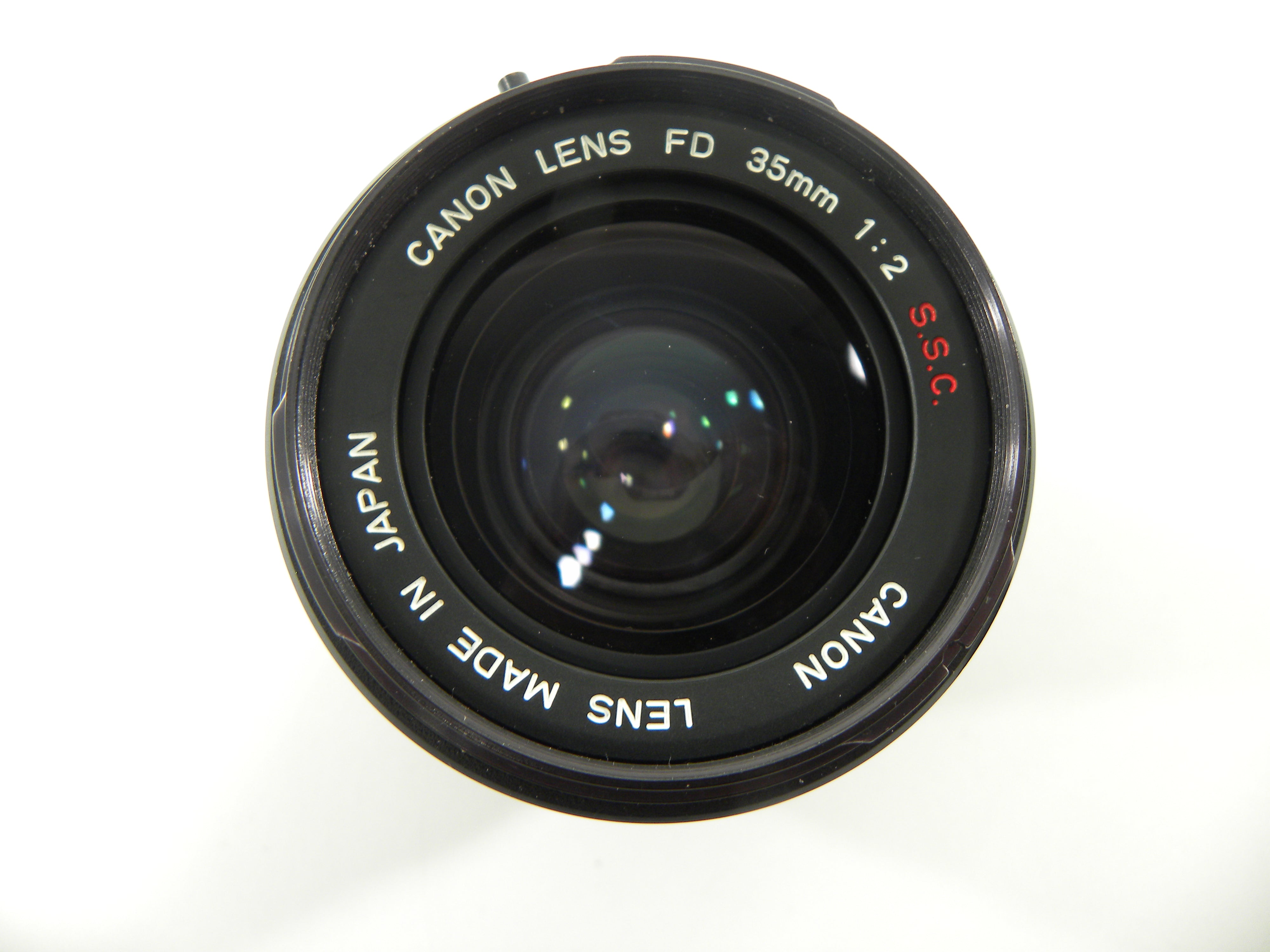 Canon FD 35mm f2 S.S. C. lens