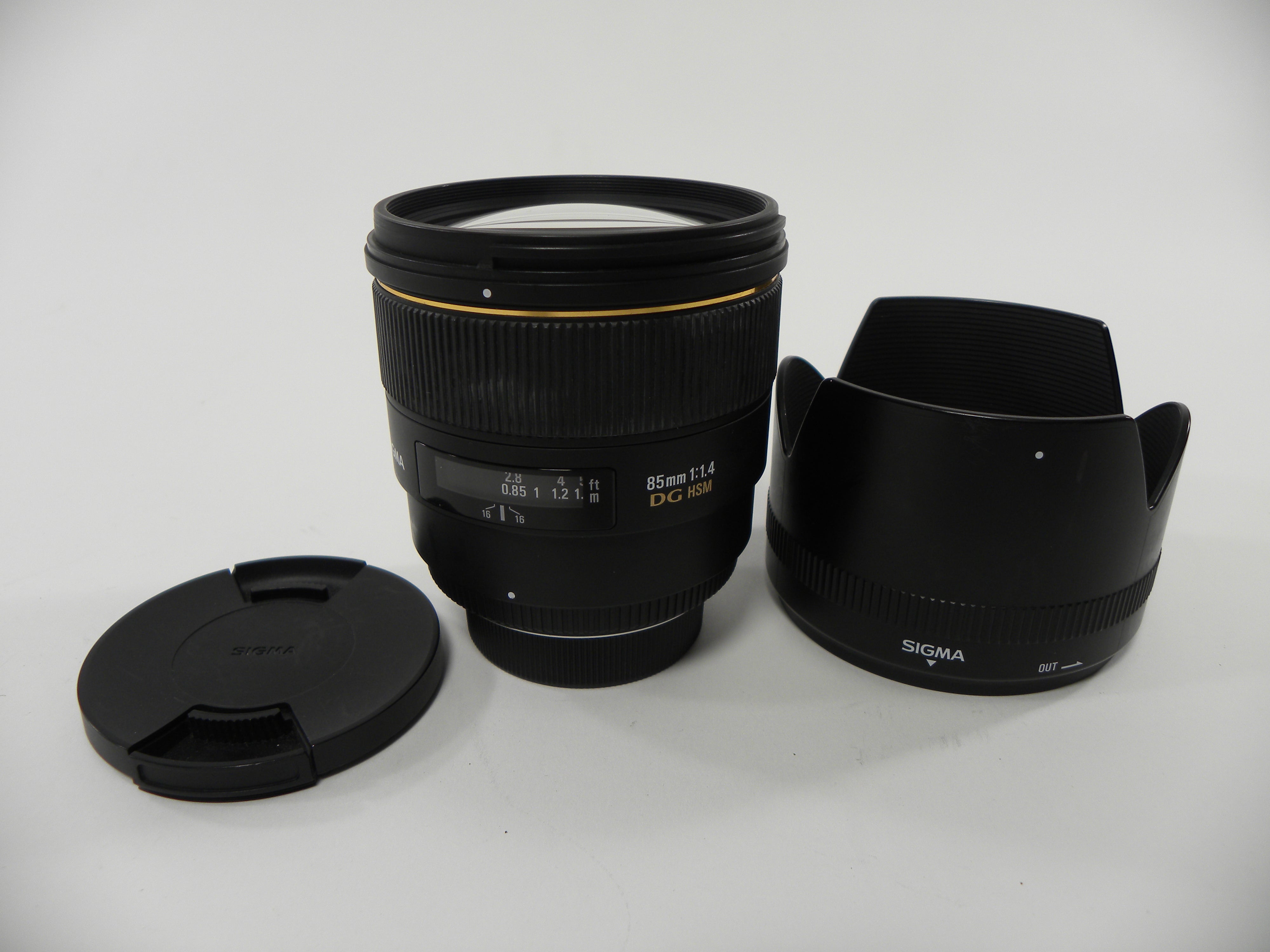 Sigma DG HSM EX 85mm f1.4 Nikon F Mount