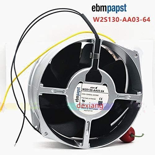 Dexiang for Original Ebmpapst W2S130-AA03-64 AC230V All Metal High Temperature Resistant Fan-FoxTI