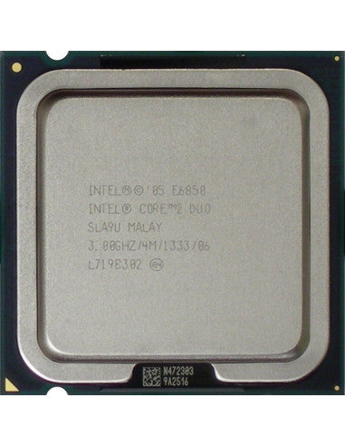 Intel E6850 Core 2 Duo Conroe 3.0GHz 4M shared L2 Cache 1333FSB Socket LGA 775 65W DC (HH80557PJ0804MG) (SLA9U) Desktop Processor