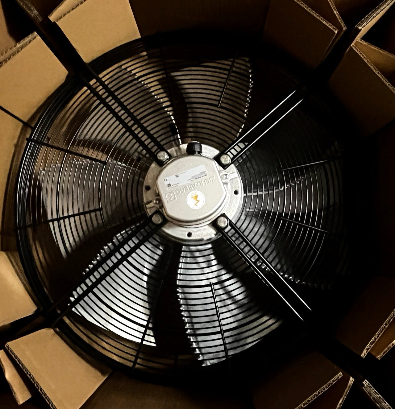 FE063-ADA.4I.V7(Art No:123976) ZIEHL-ABEGG Axial Fan 400V 0.48/0.19kW 0.94/0.38A 720/480rpm