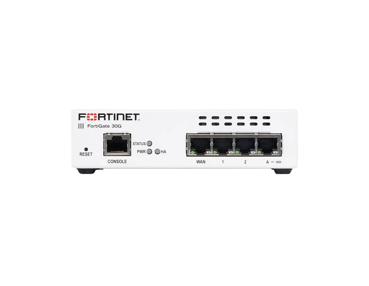 Fortinet FortiGate 30G Hardware plus 3 Year FortiGuard Enterprise Protection