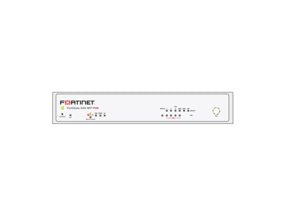 Fortinet FortiGate 50G-SFP-POE Next-Generation Firewall with 5-Year Enterprise Protection Bundle