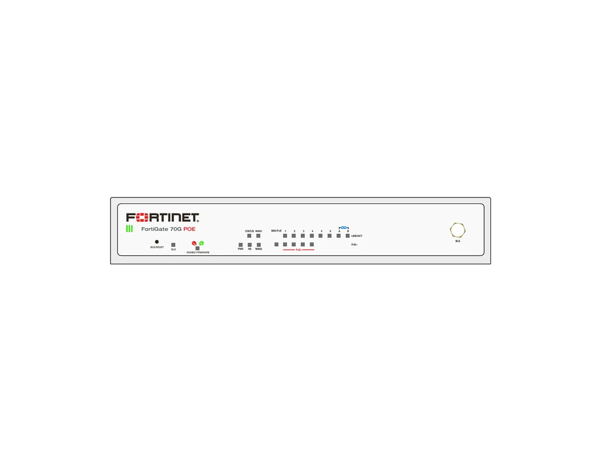 Fortinet FortiGate 71G-POE Enterprise Protection 5-Year Bundle (FG-71G-POE-BDL-809-60)