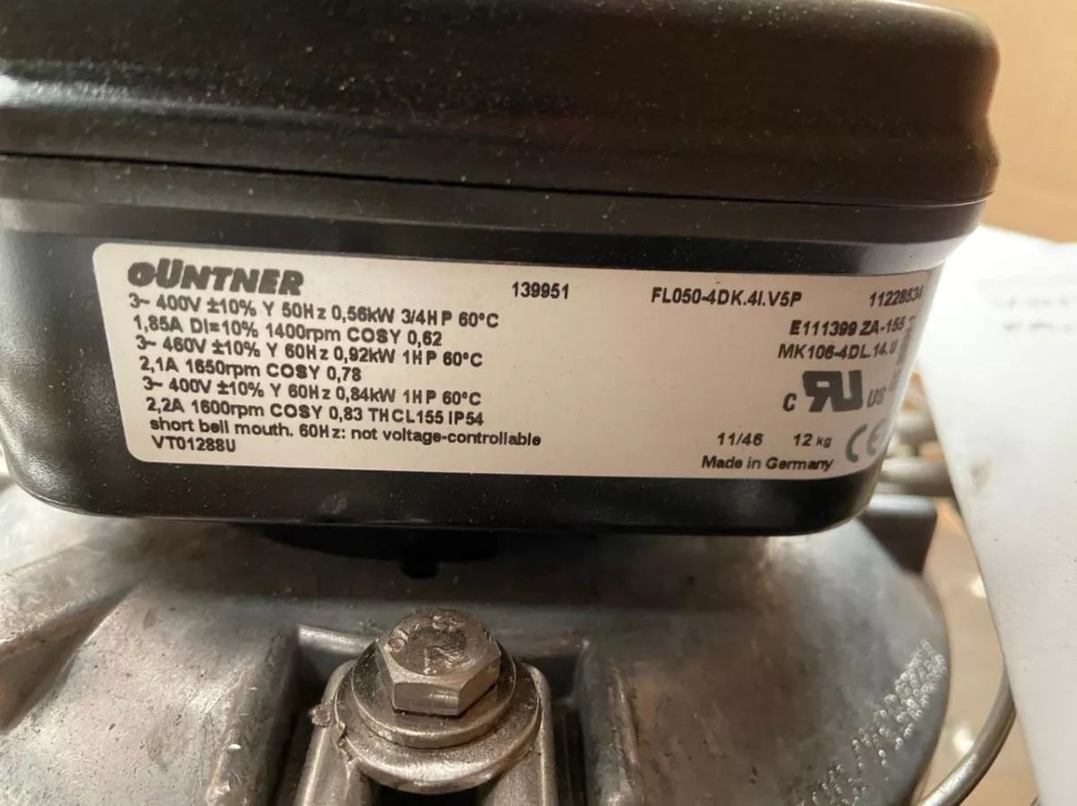 FL050-4DK.4I.V5P ZIEHL-ABEGG Axial Fan 3-Phase 400V