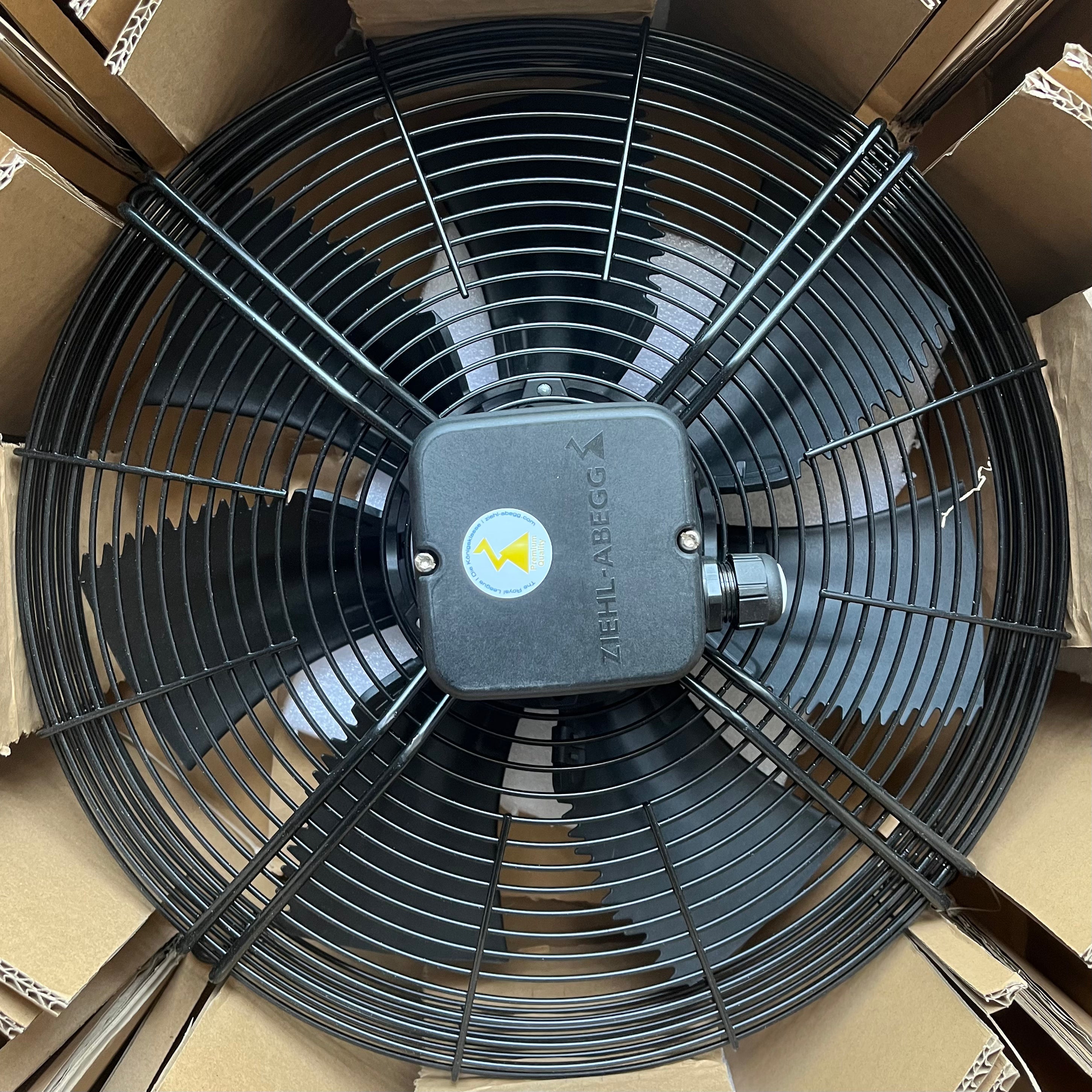 FN040-4DK.0F.V7P1 400V 0.38/0.18kW 0.29/0.68A 1020/1560rpm ZIEHL-ABEGG Axial Fan