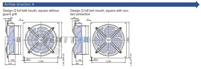FN063-ZIQ.GG.V7P3 ZIEHL-ABEGG Axial Fan 380/480V Heavy-Duty Industrial Cooling Solution