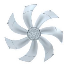 FN071-SDA.6F.V7P1 ZIEHL-ABEGG Axial Fan 3~400V 0.94 /0.62kW 1.7/1.05 A