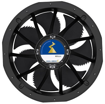ZIEHL-ABEGG ZN080-ZIQ.GL.V7P3 High-Efficiency Axial Fan - 2.8KW 1100RPM Industrial