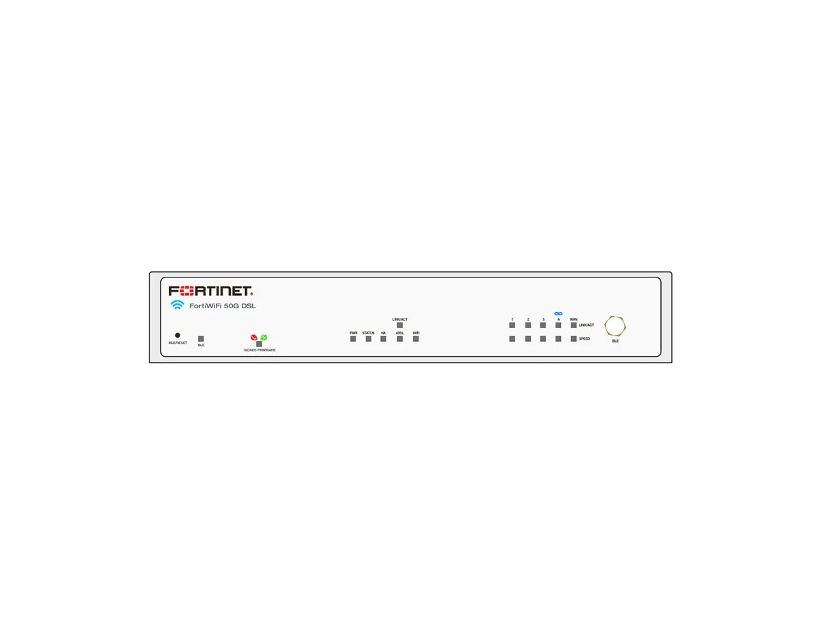 Fortinet FortiWiFi FWF-50G-DSL-A Secure SD-WAN Firewall